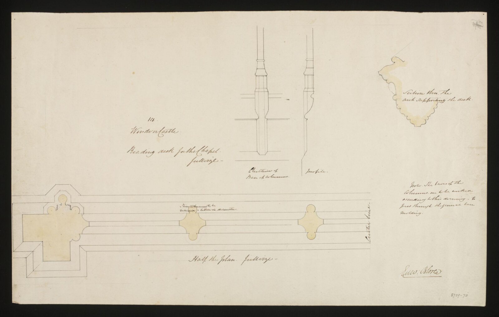 Drawing, Edward Blore, c. 1840s