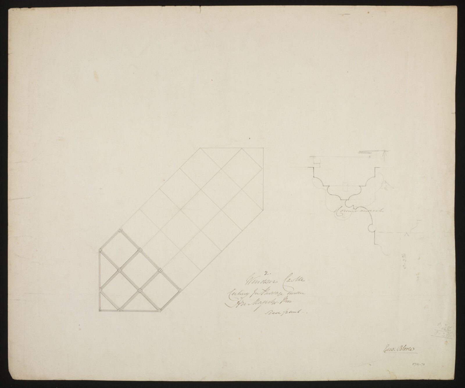 Drawing, Edward Blore, c. 1840s