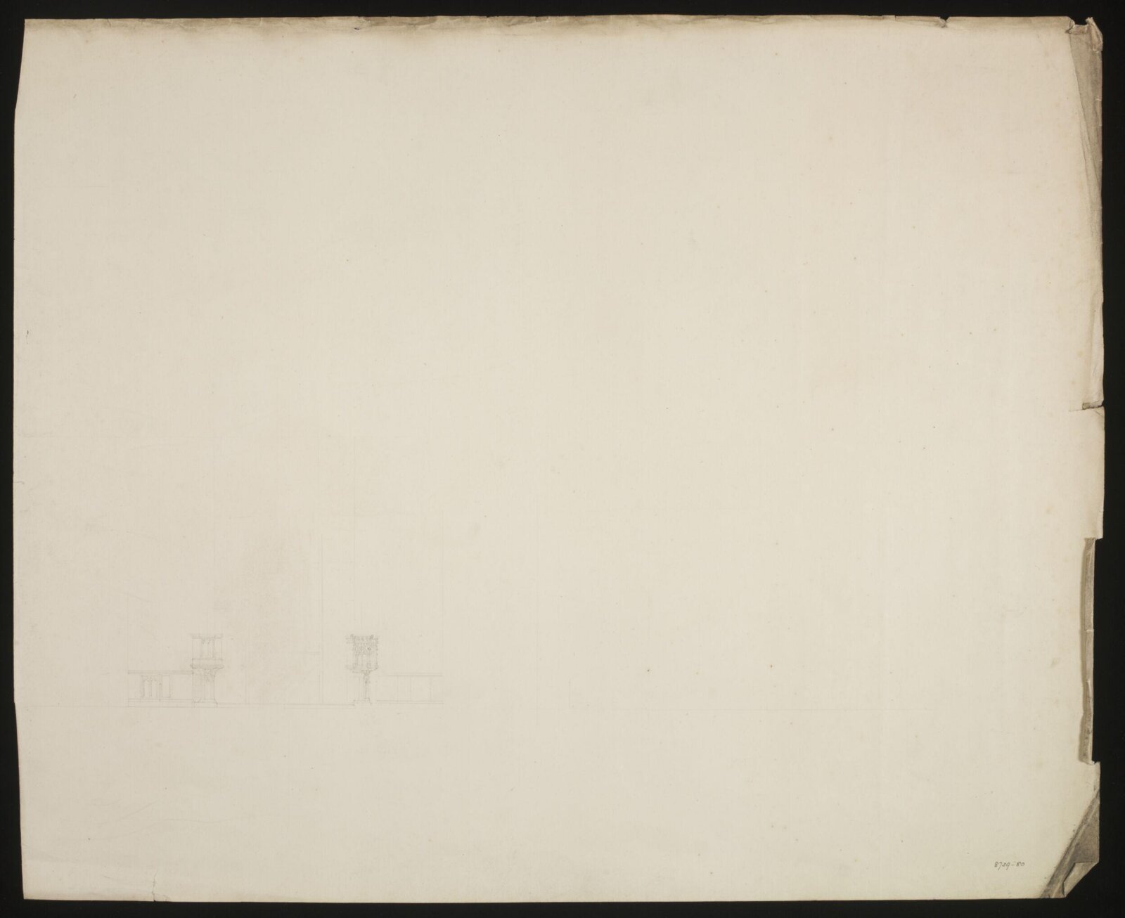 Drawing, Edward Blore, c. 1840s