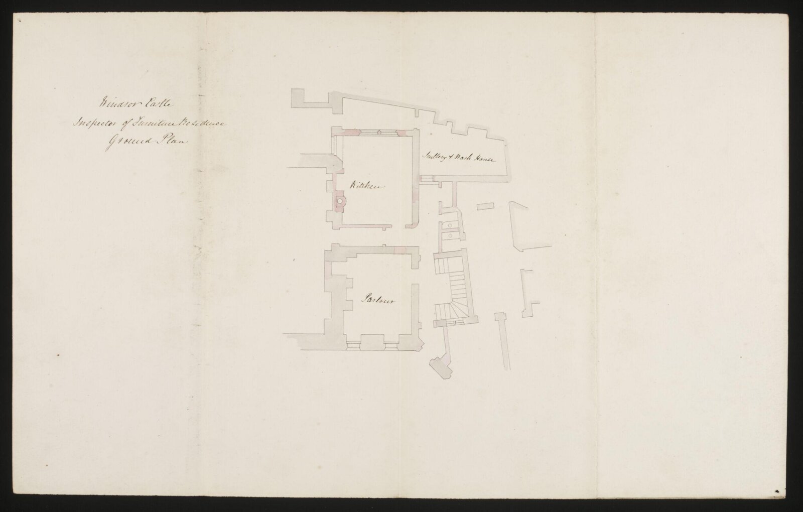 Drawing, Edward Blore, c. 1840s