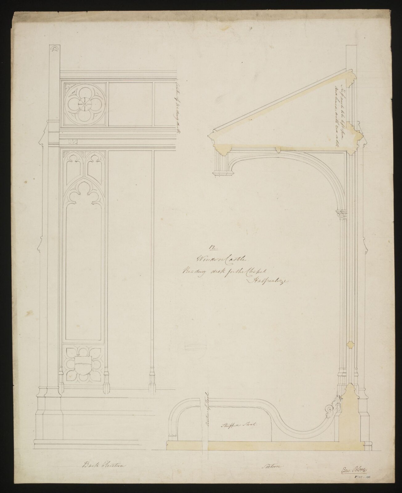 Drawing, Edward Blore, c. 1840s