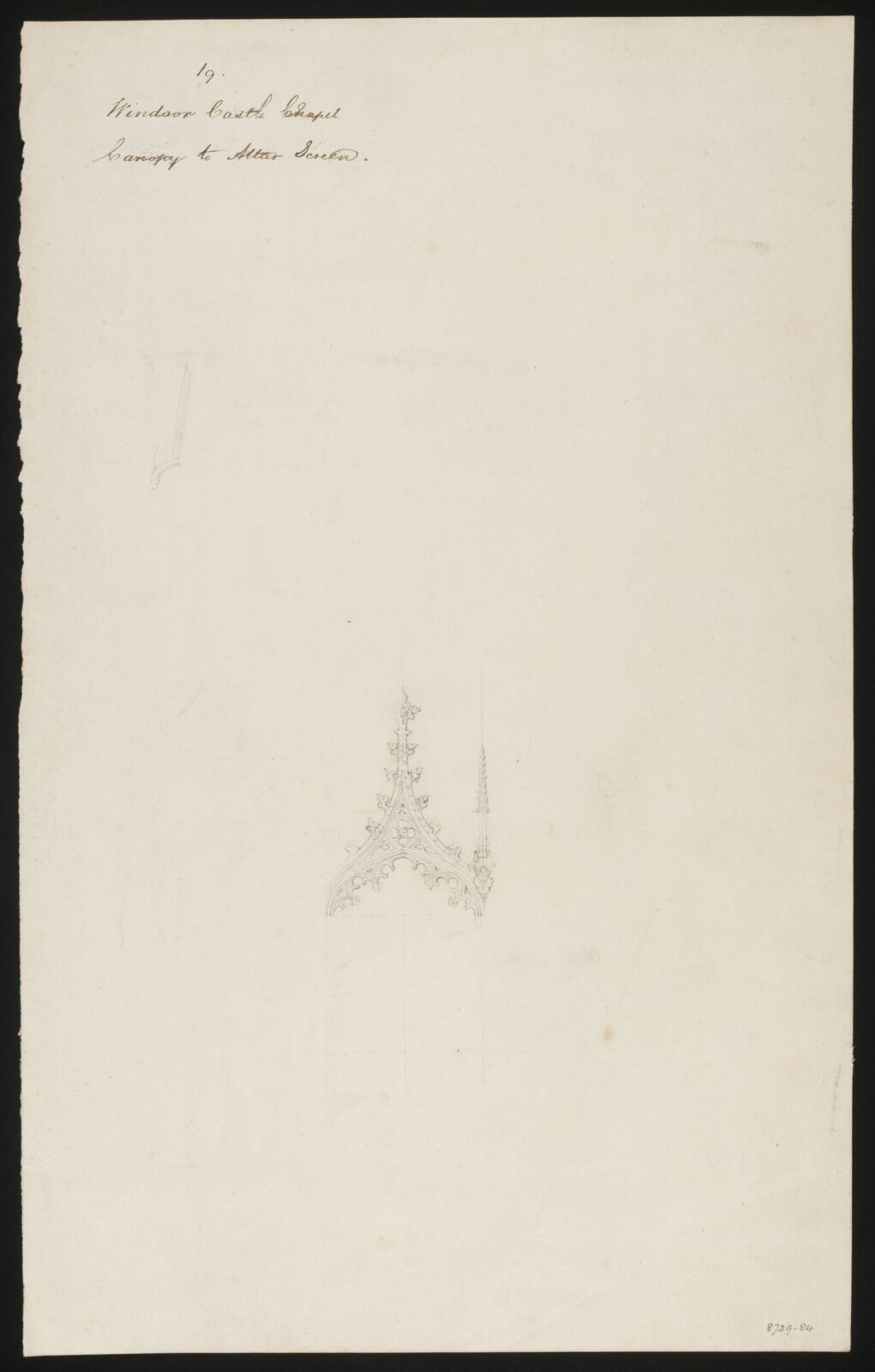 Drawing, Edward Blore, c. 1840s