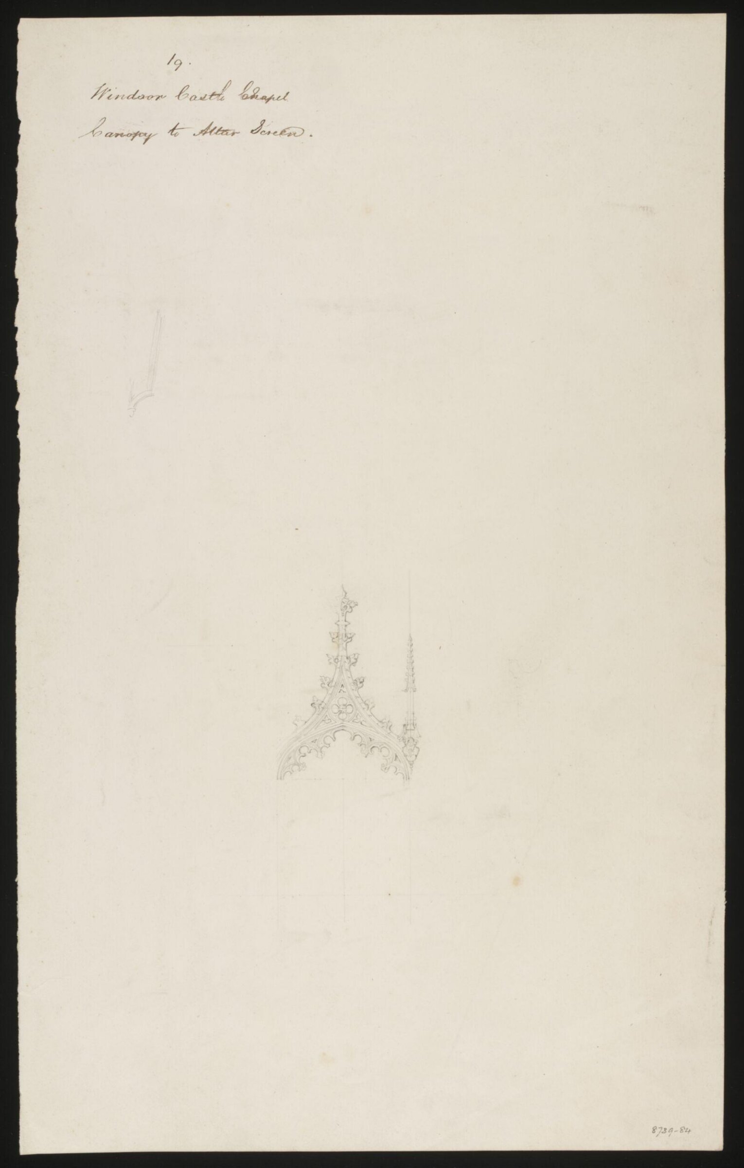 Drawing, Edward Blore, c. 1840s