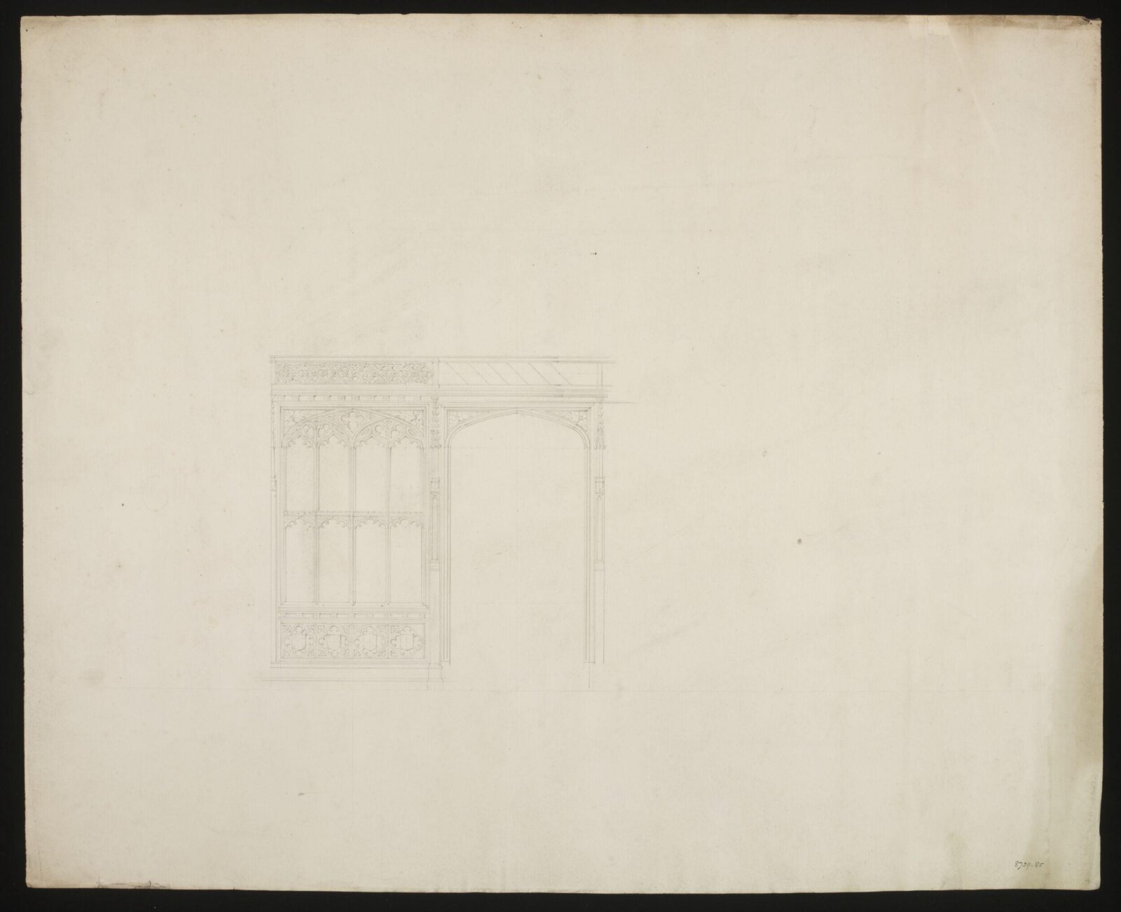 Drawing, Edward Blore, c. 1840s