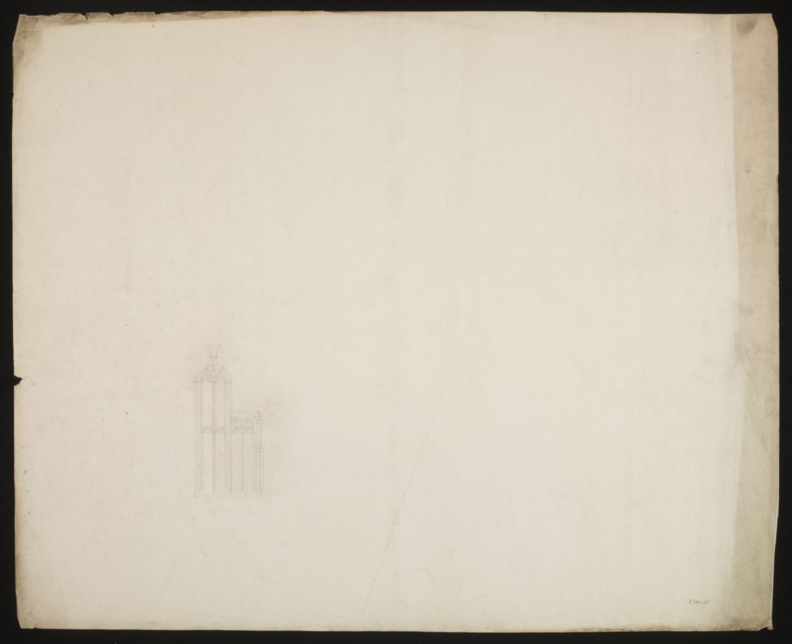 Drawing, Edward Blore, c. 1840s