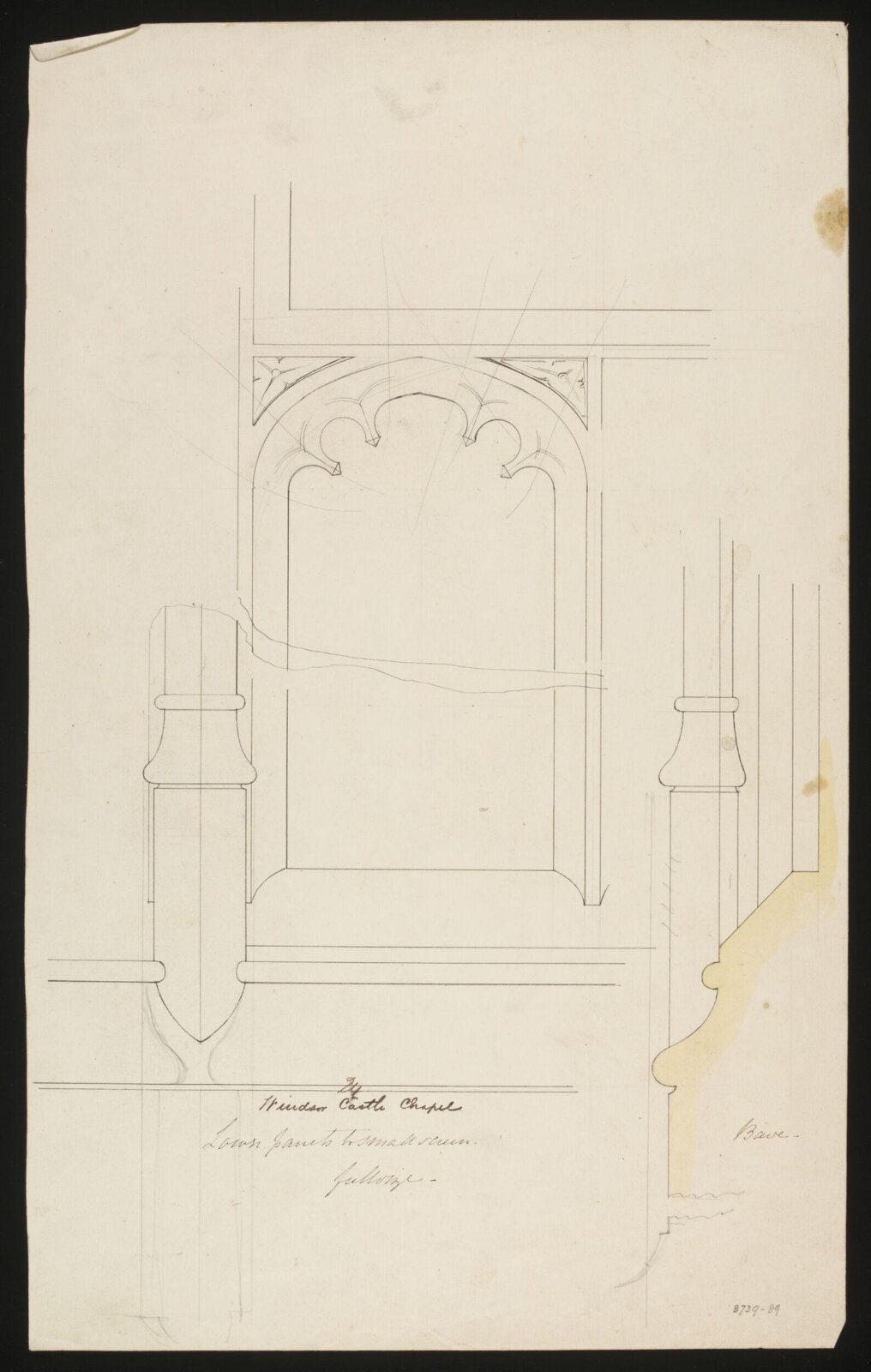 Drawing, Edward Blore, c. 1840s
