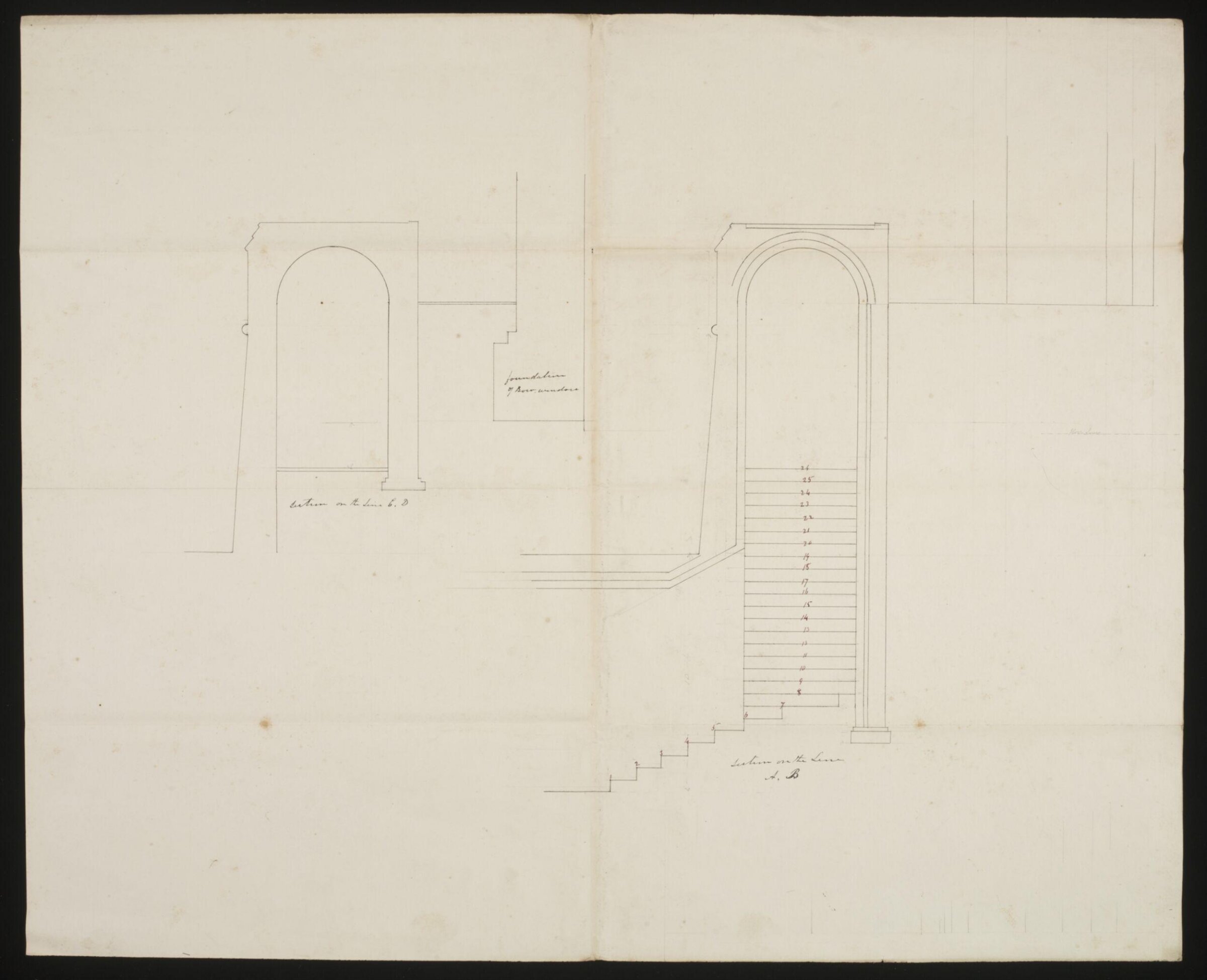 Drawing, Edward Blore, c. 1840s