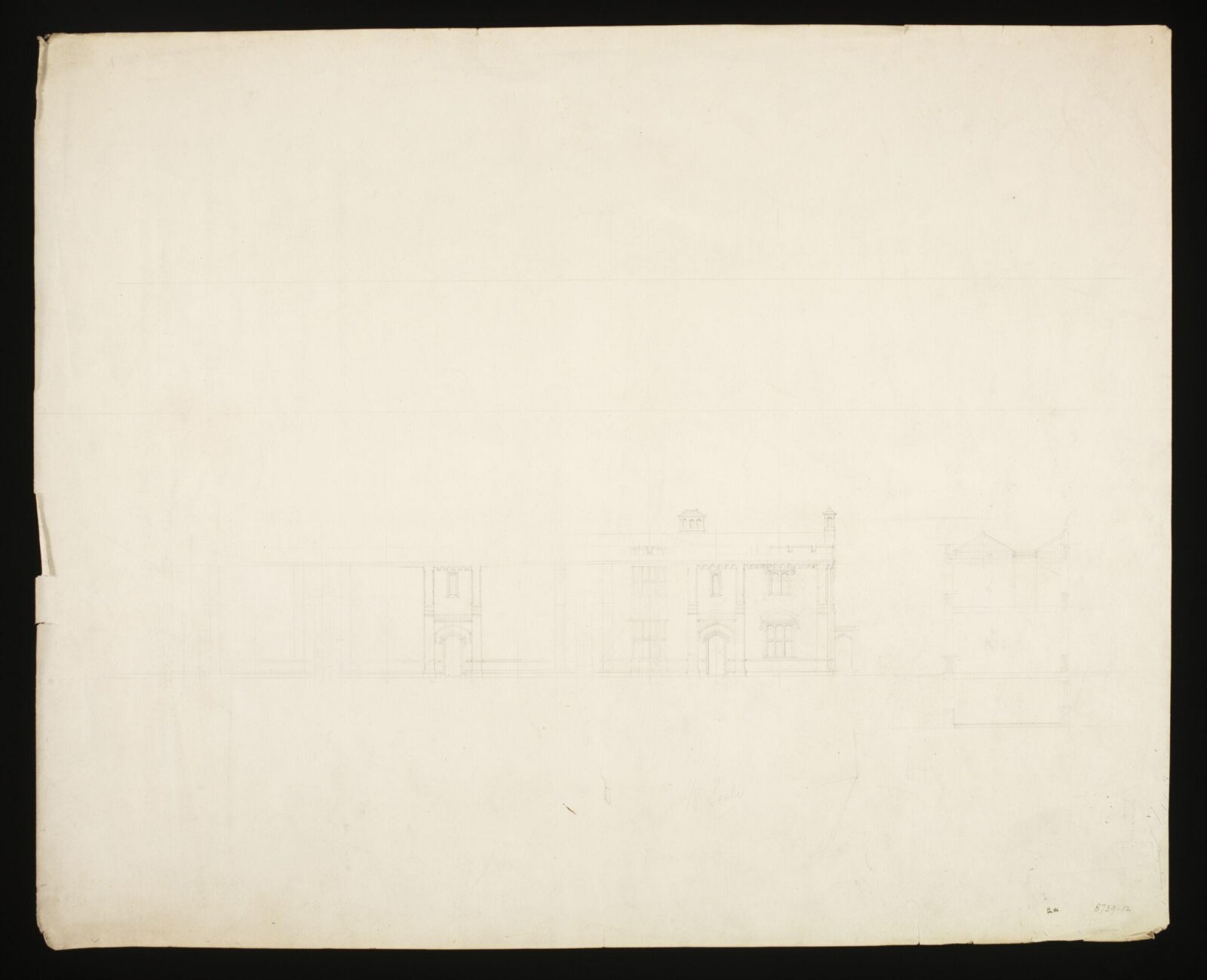 Drawing, Edward Blore, c. 1840s