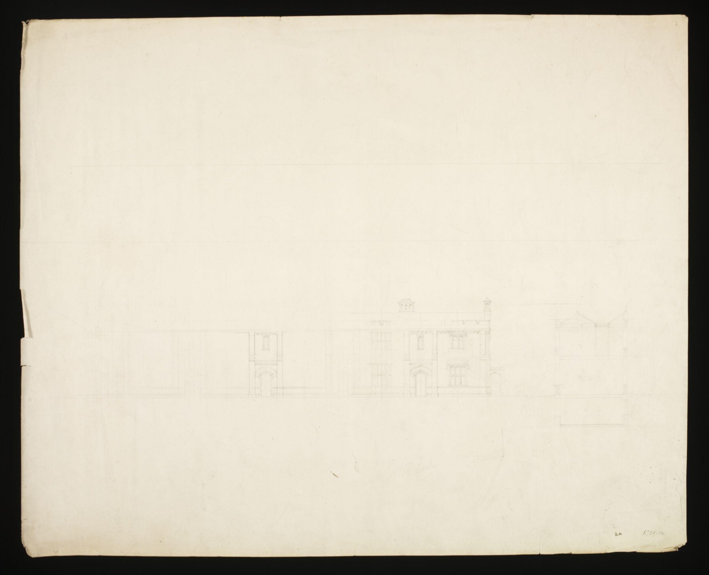 Drawing, Edward Blore, c. 1840s