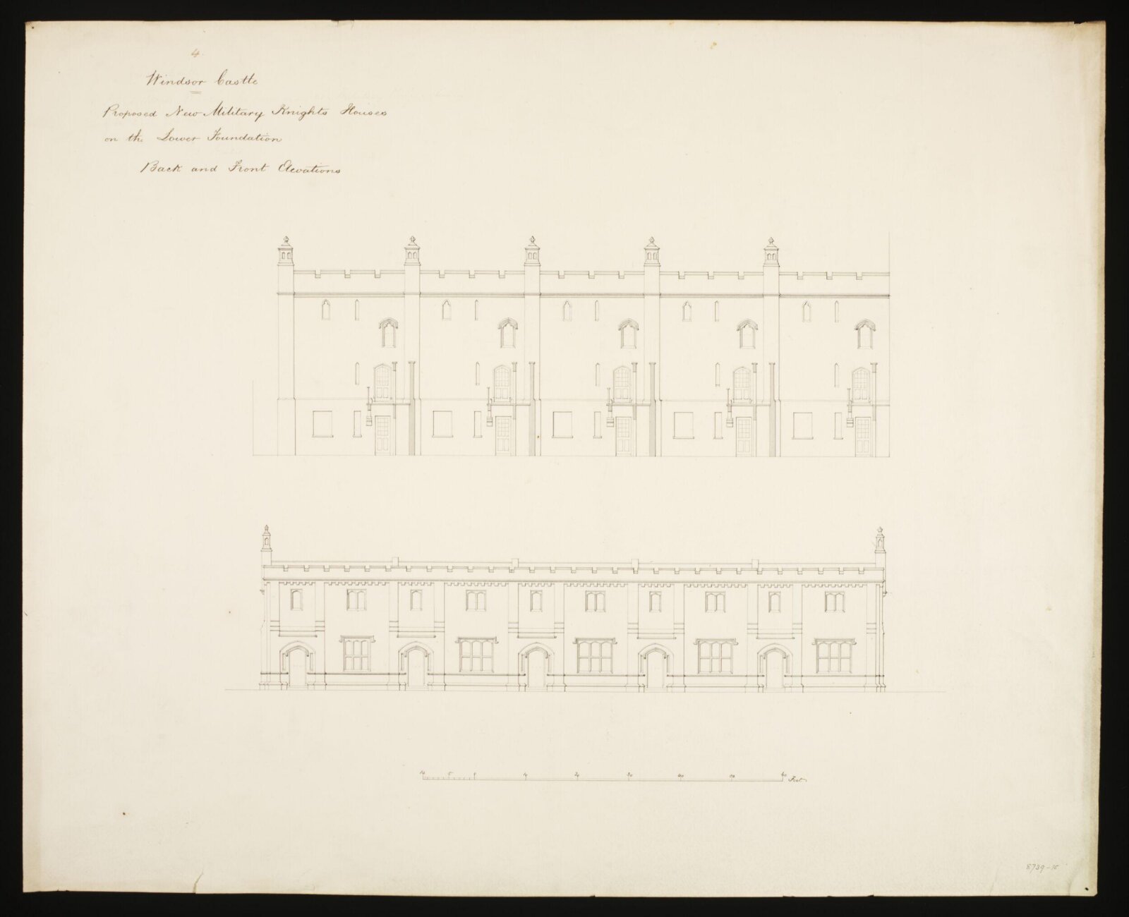 Drawing, Edward Blore, c. 1840s