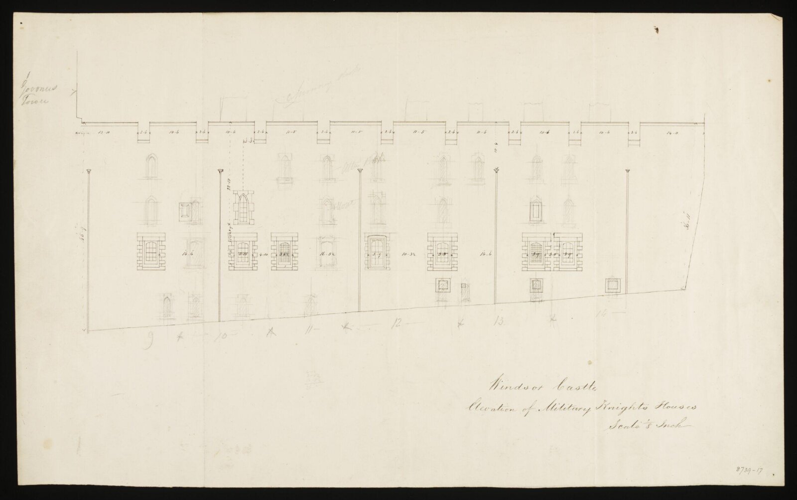 Drawing, Edward Blore, c. 1840s