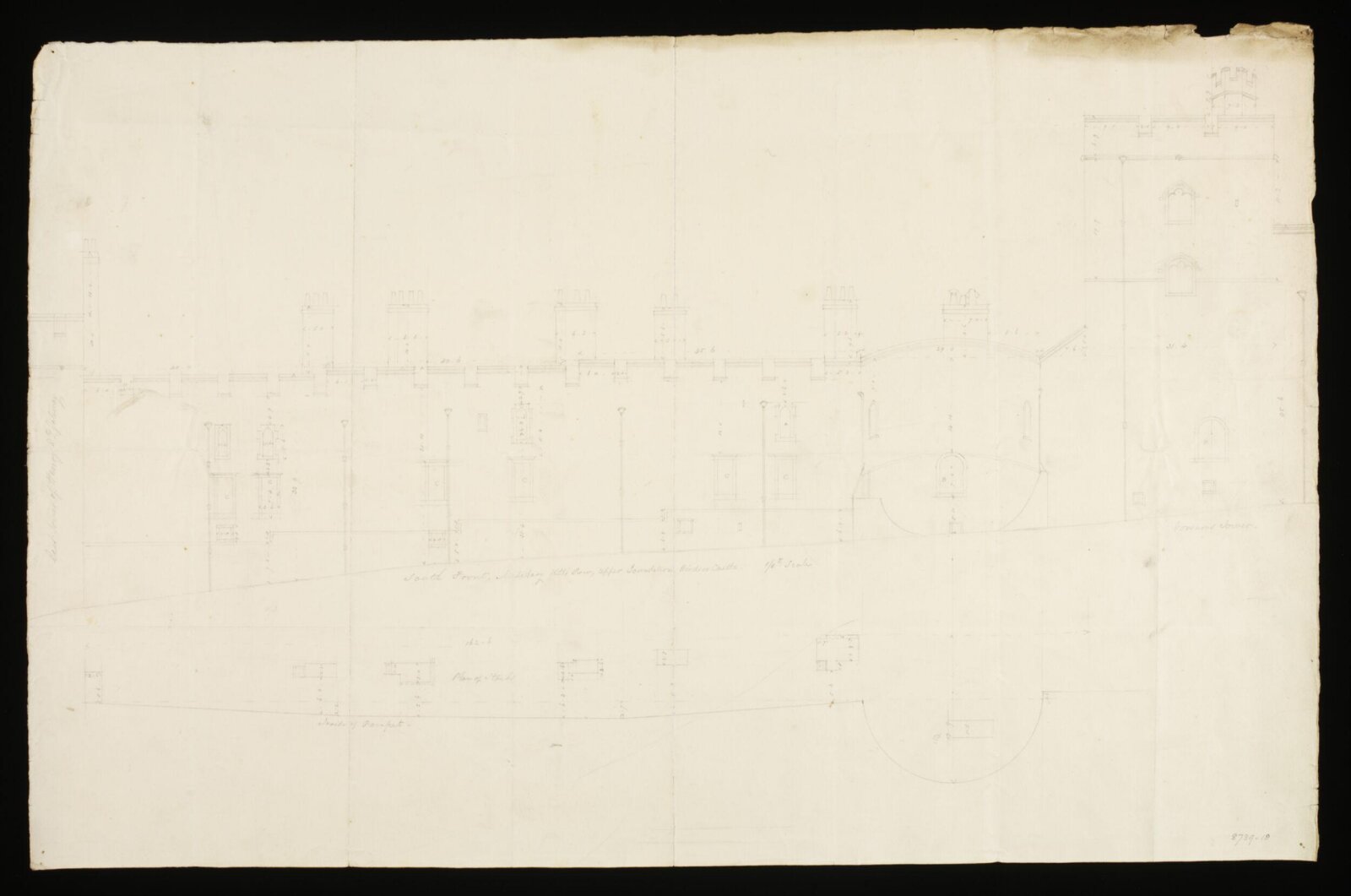 Drawing, Edward Blore, c. 1840s