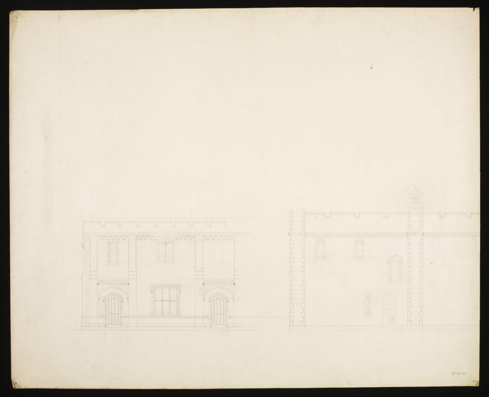 Drawing, Edward Blore, c. 1840s