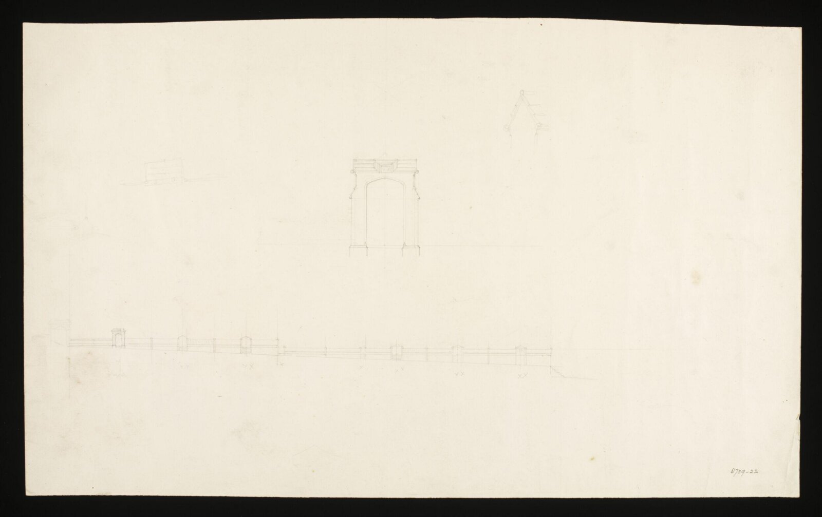 Drawing, Edward Blore, c. 1840s