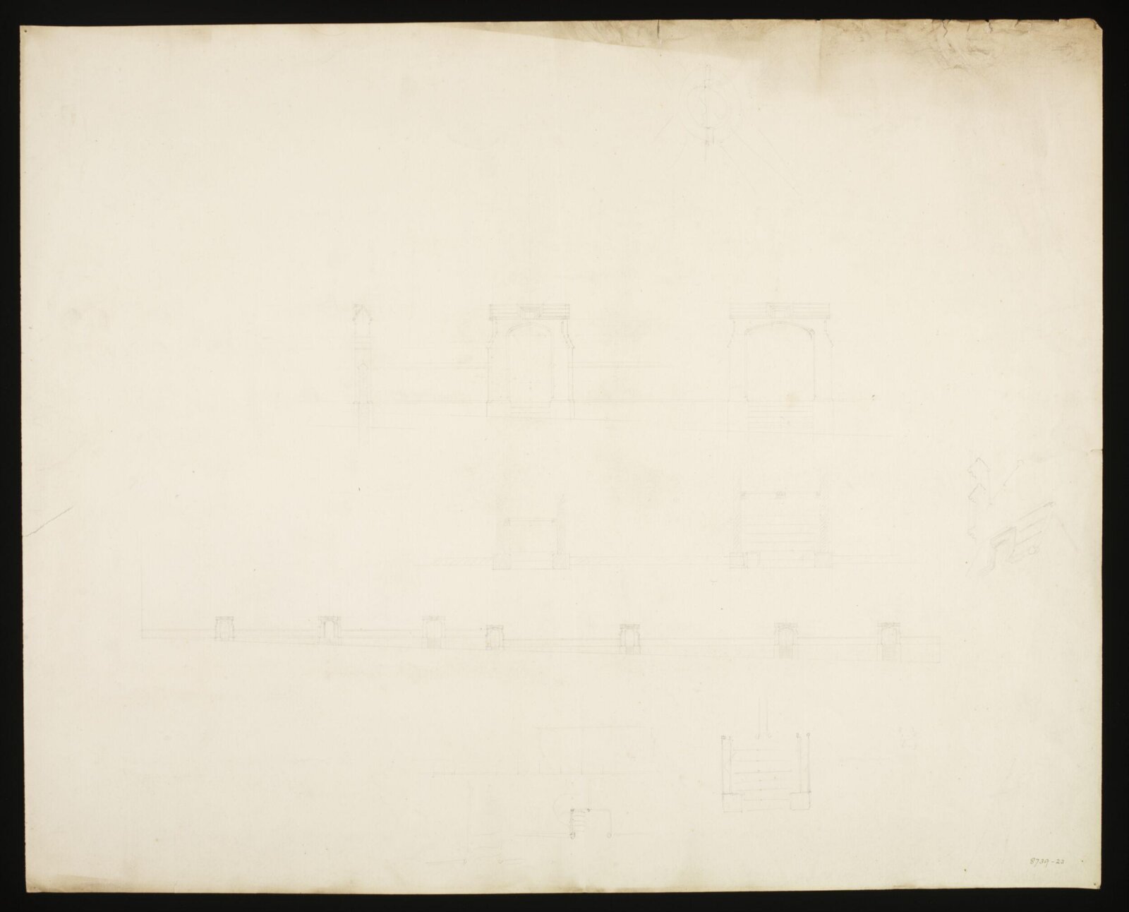 Drawing, Edward Blore, c. 1840s