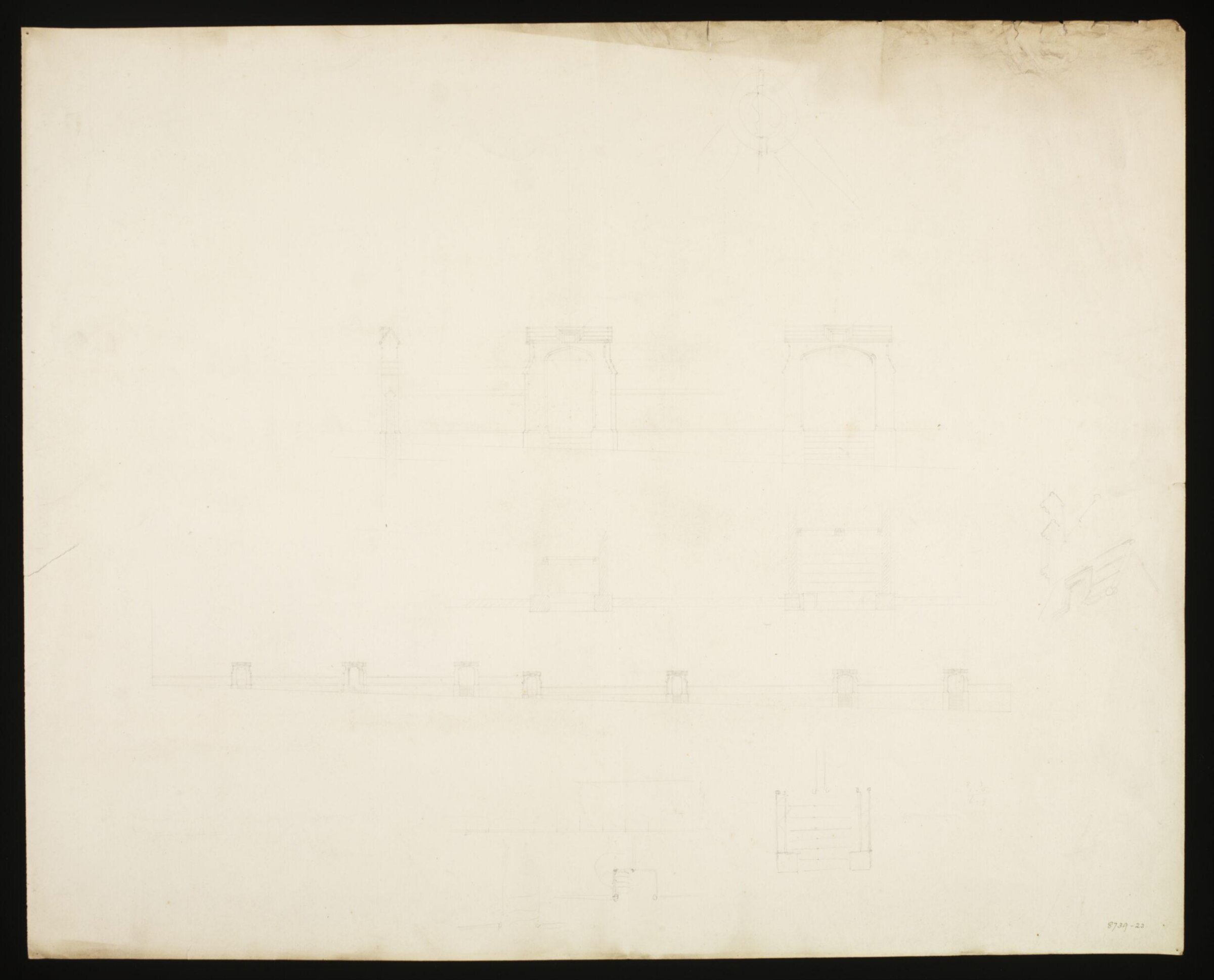 Drawing, Edward Blore, c. 1840s