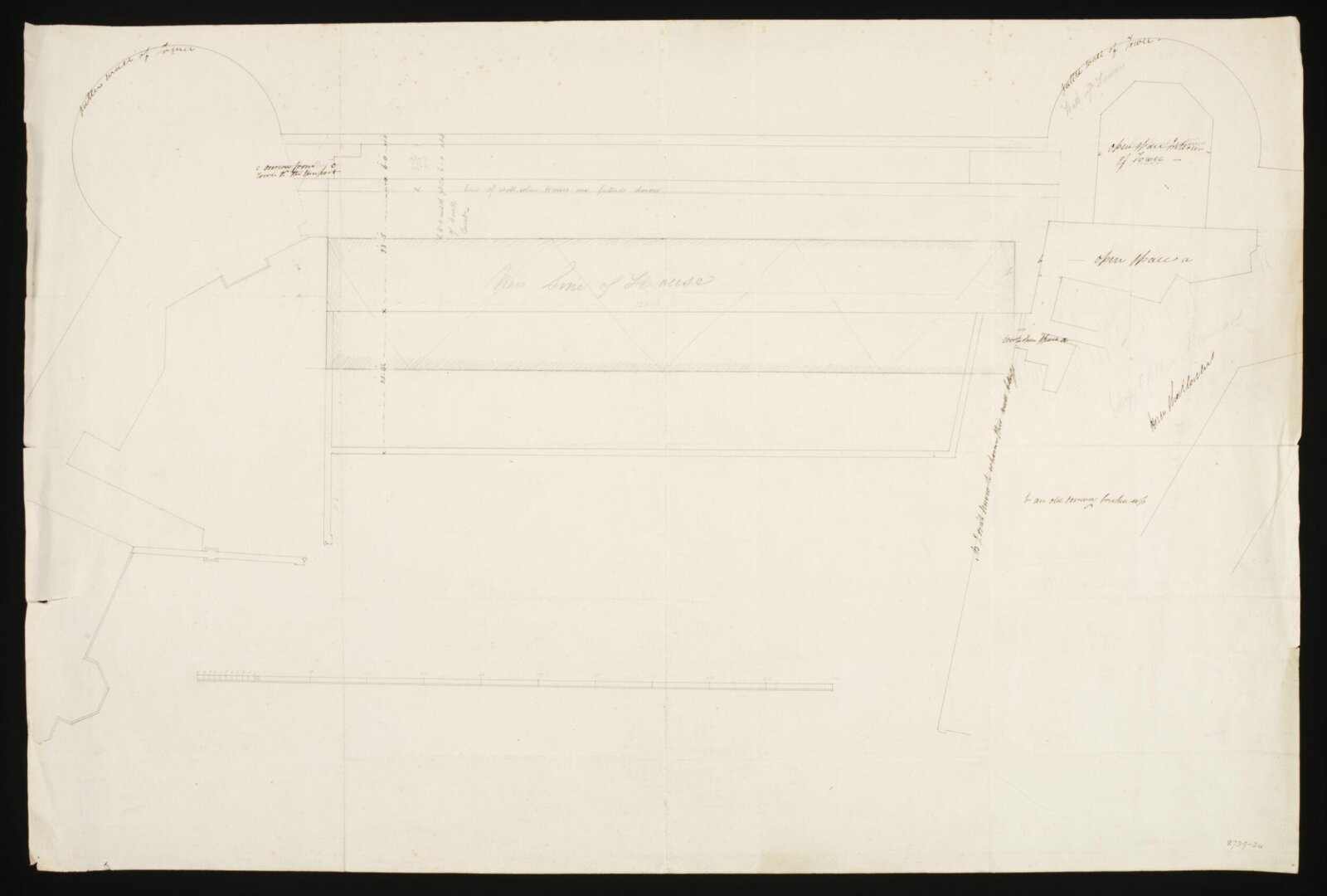 Drawing, Edward Blore, c. 1840s