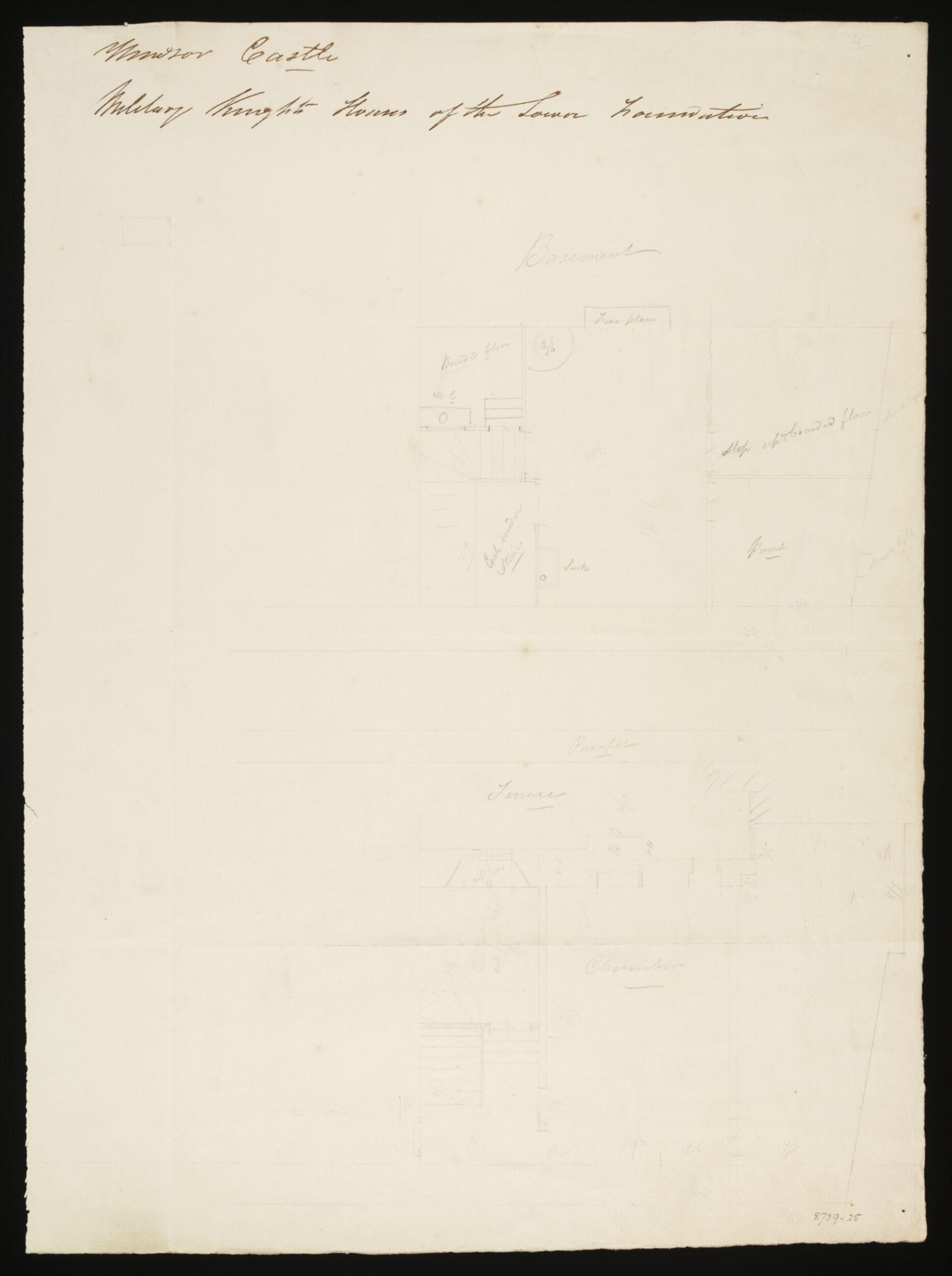 Drawing, Edward Blore, c. 1840s