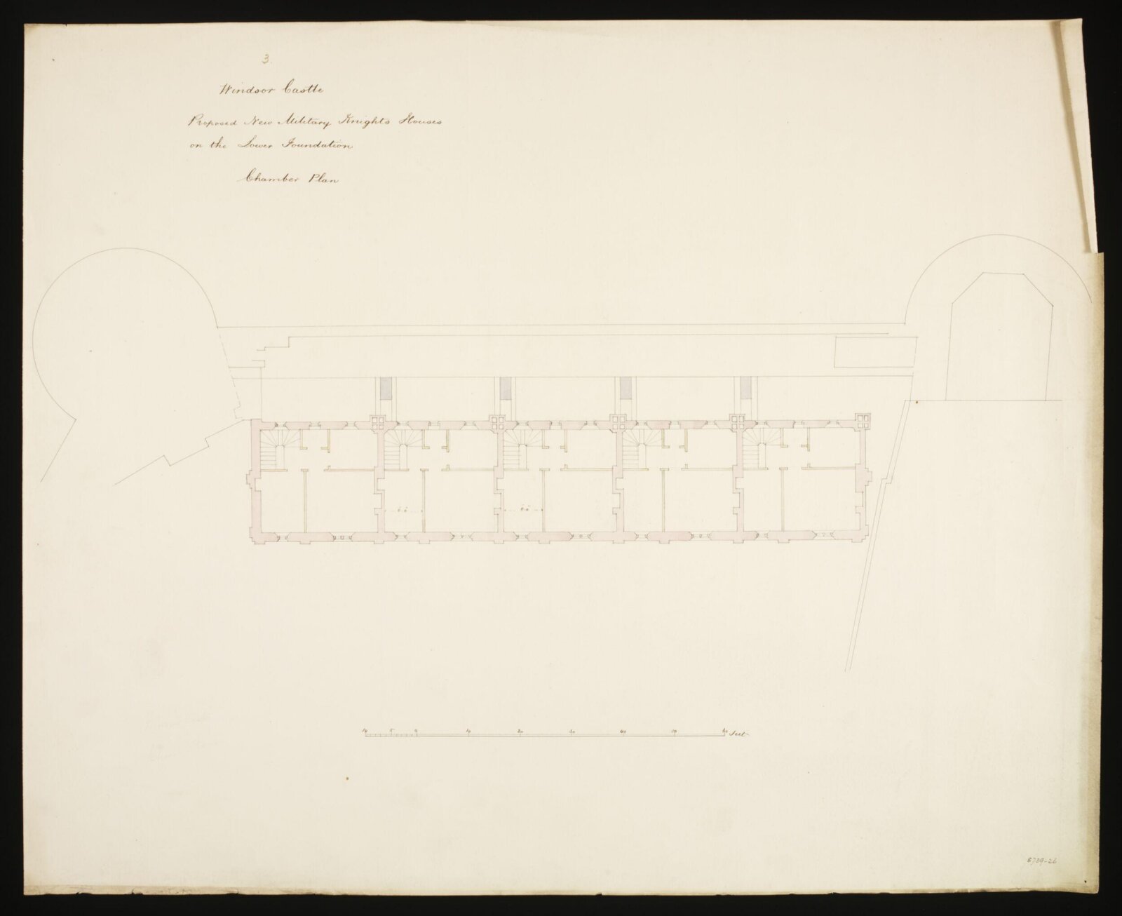 Drawing, Edward Blore, c. 1840s