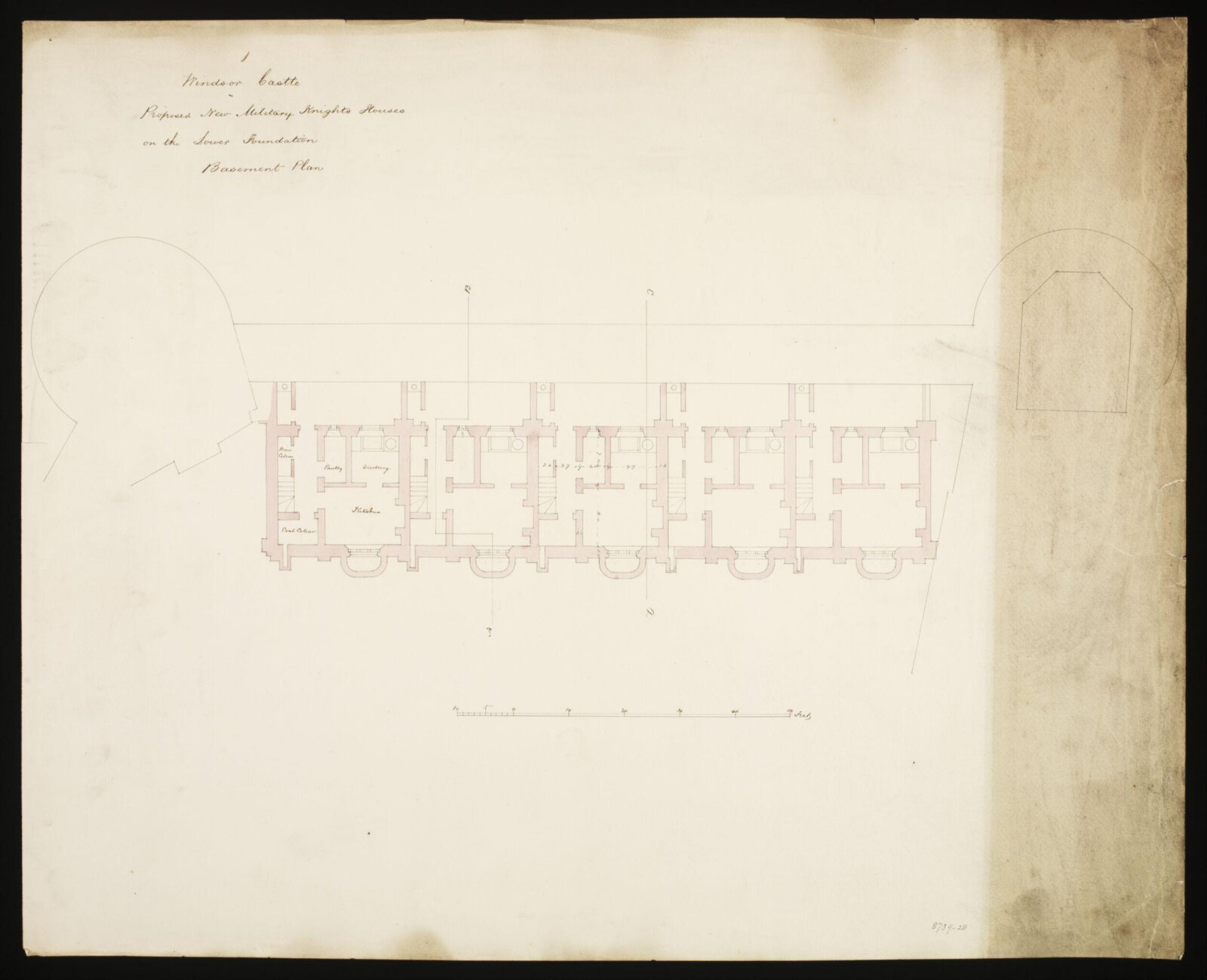 Drawing, Edward Blore, c. 1840s