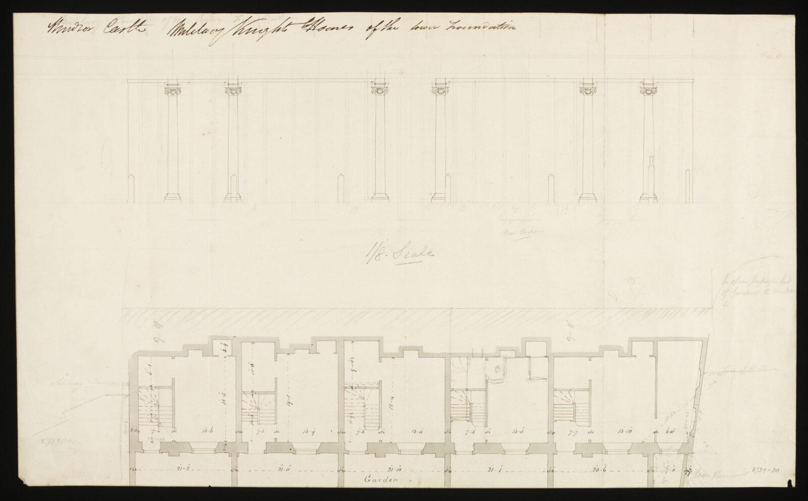 Drawing, Edward Blore, c. 1840s