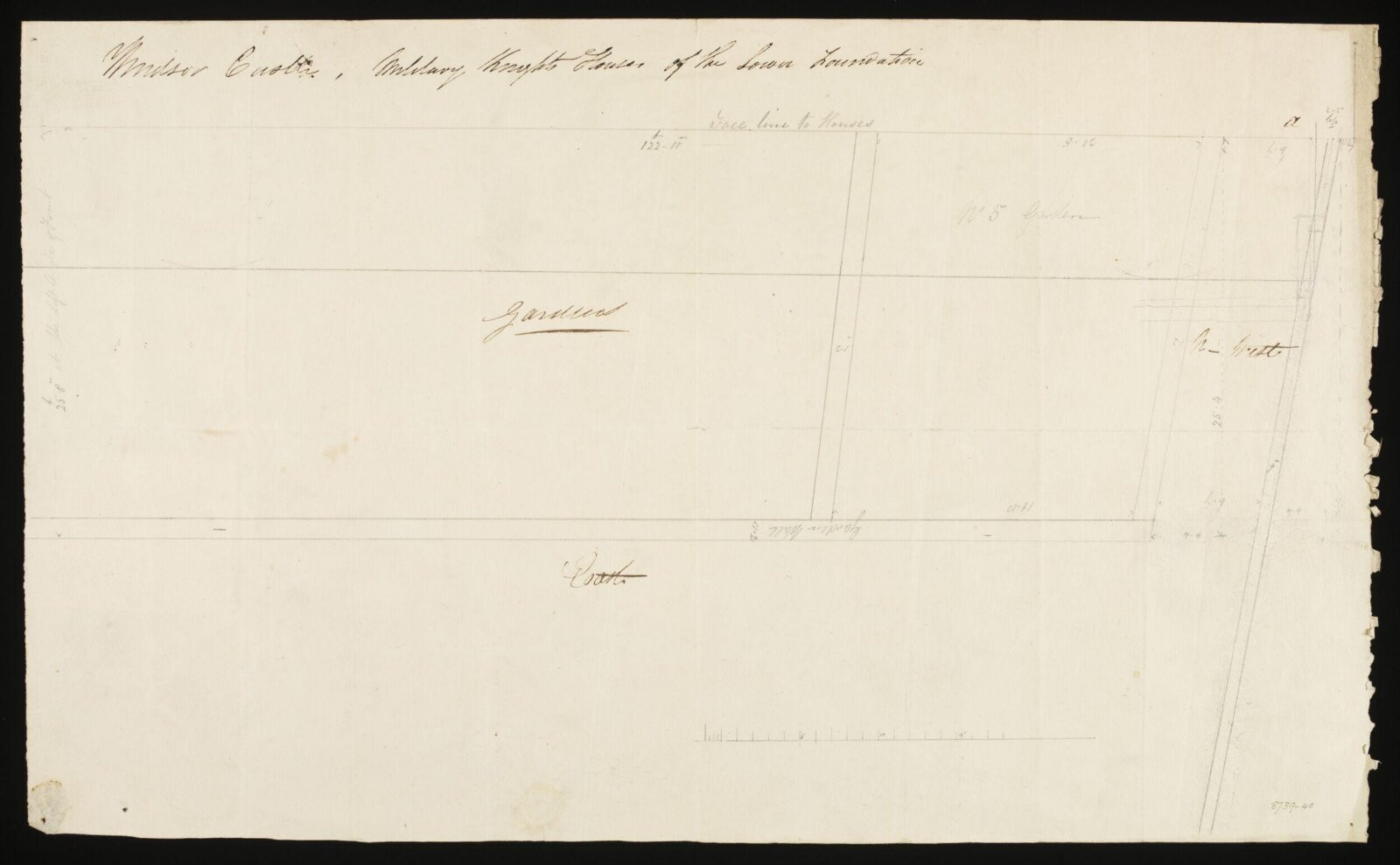 Drawing, Edward Blore, c. 1840s
