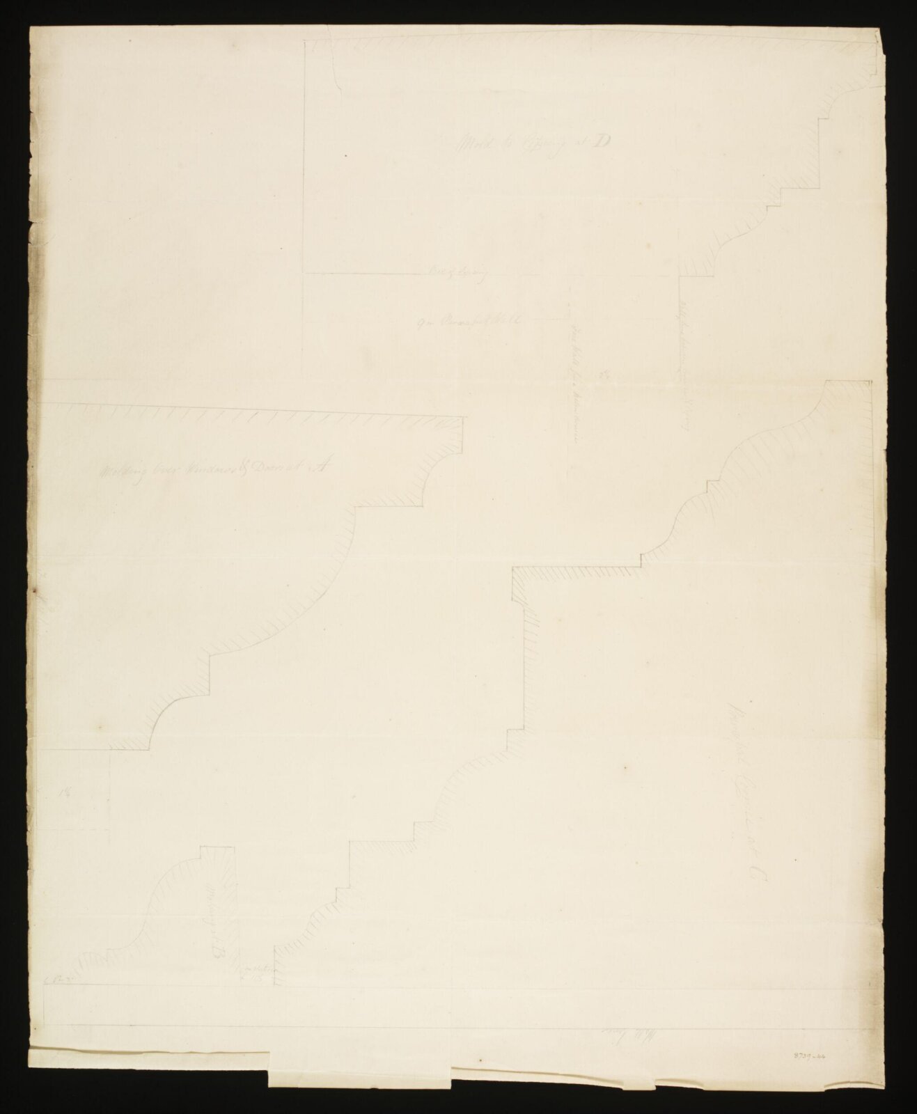 Drawing, Edward Blore, c. 1840s