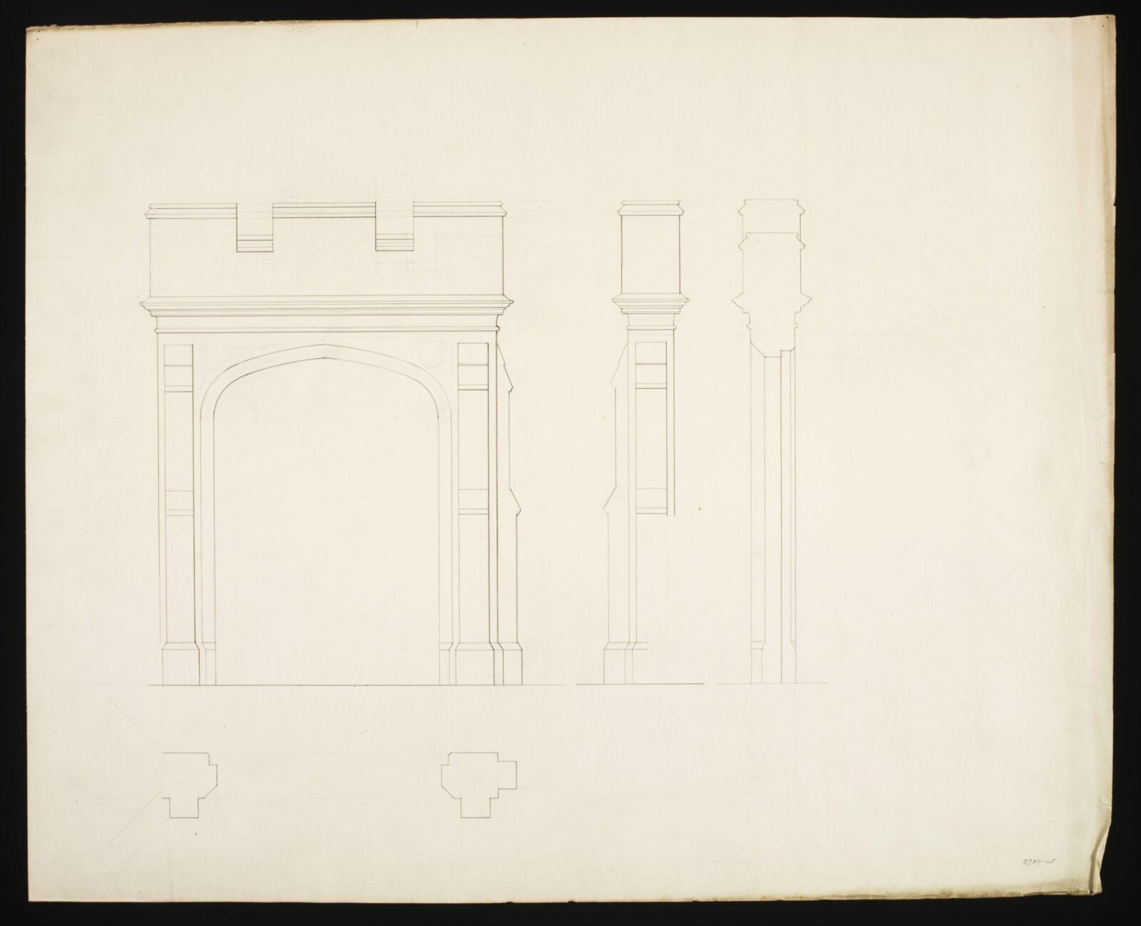 Drawing, Edward Blore, c. 1840s