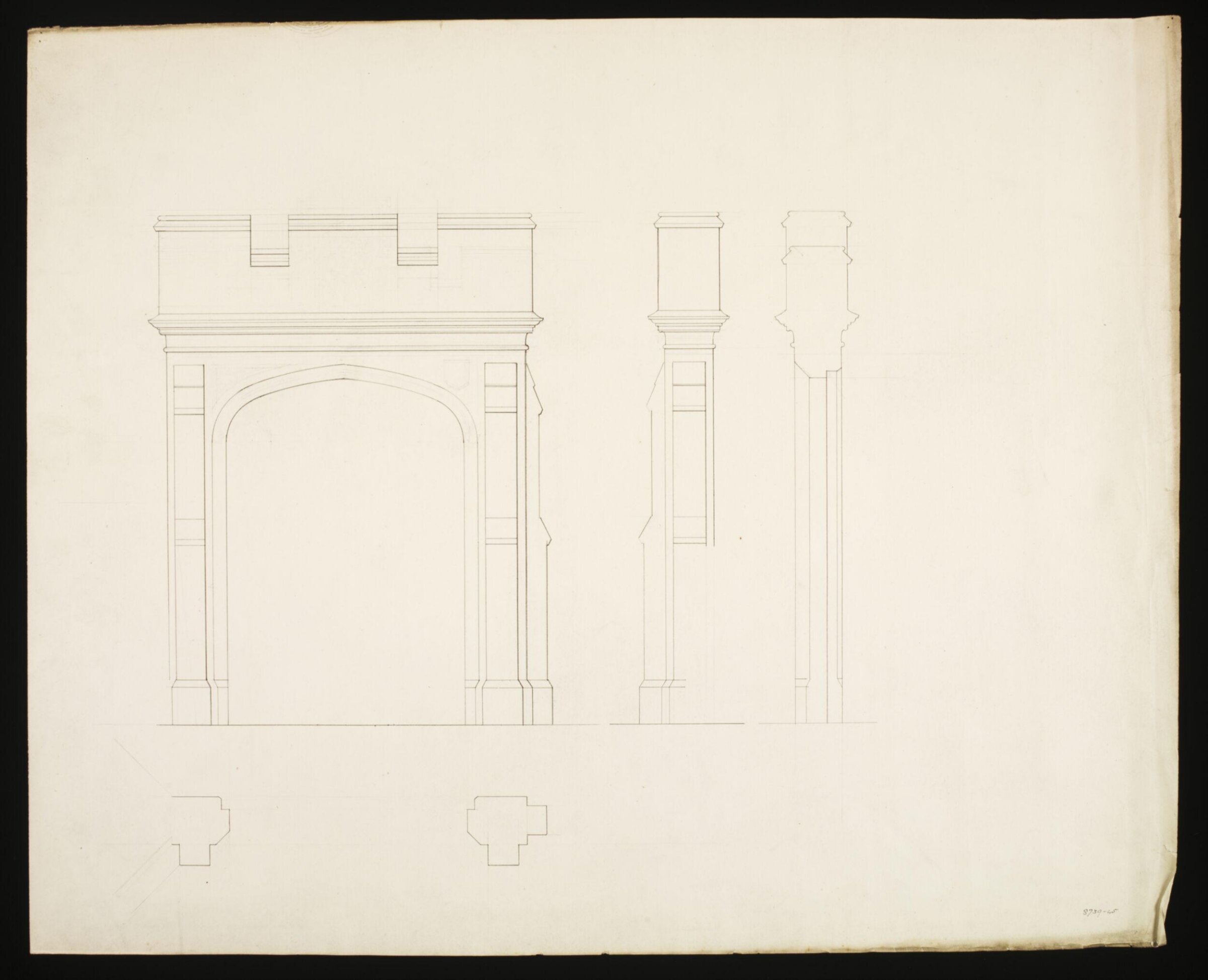 Drawing, Edward Blore, c. 1840s