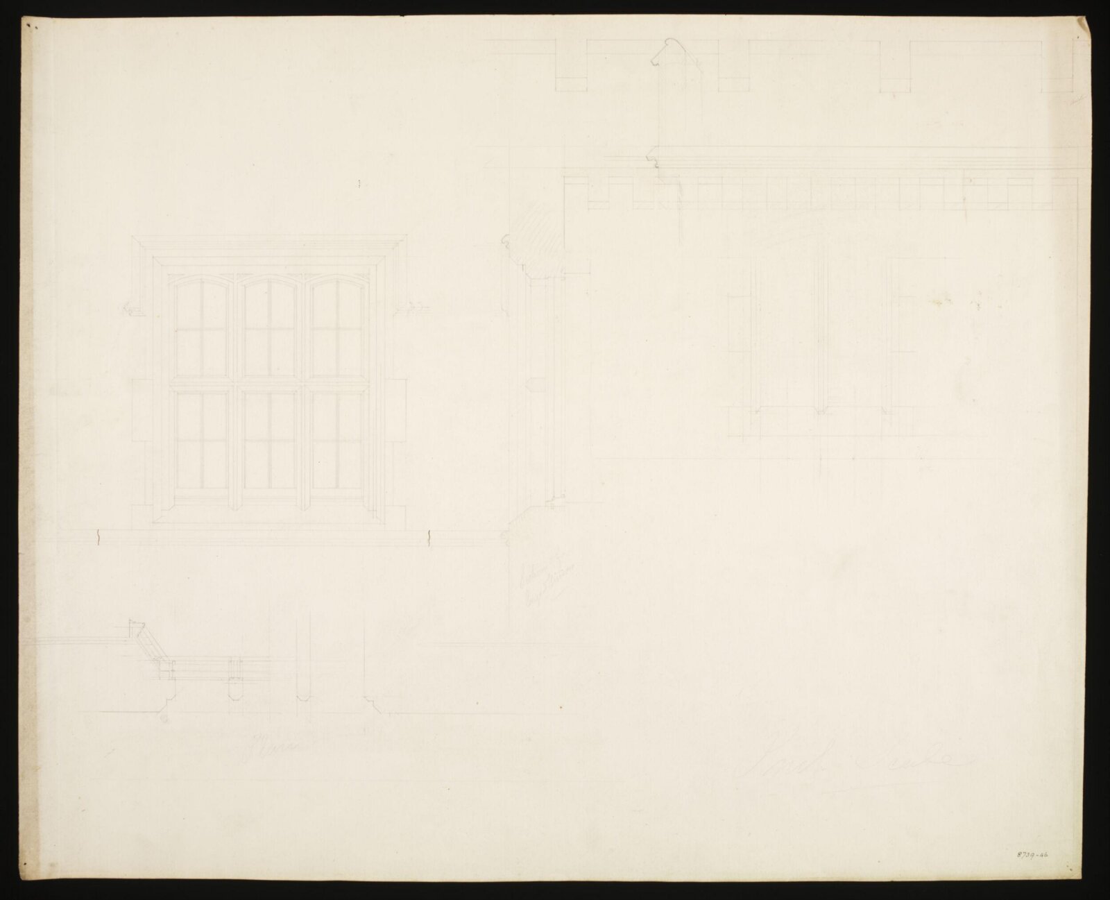 Drawing, Edward Blore, c. 1840s