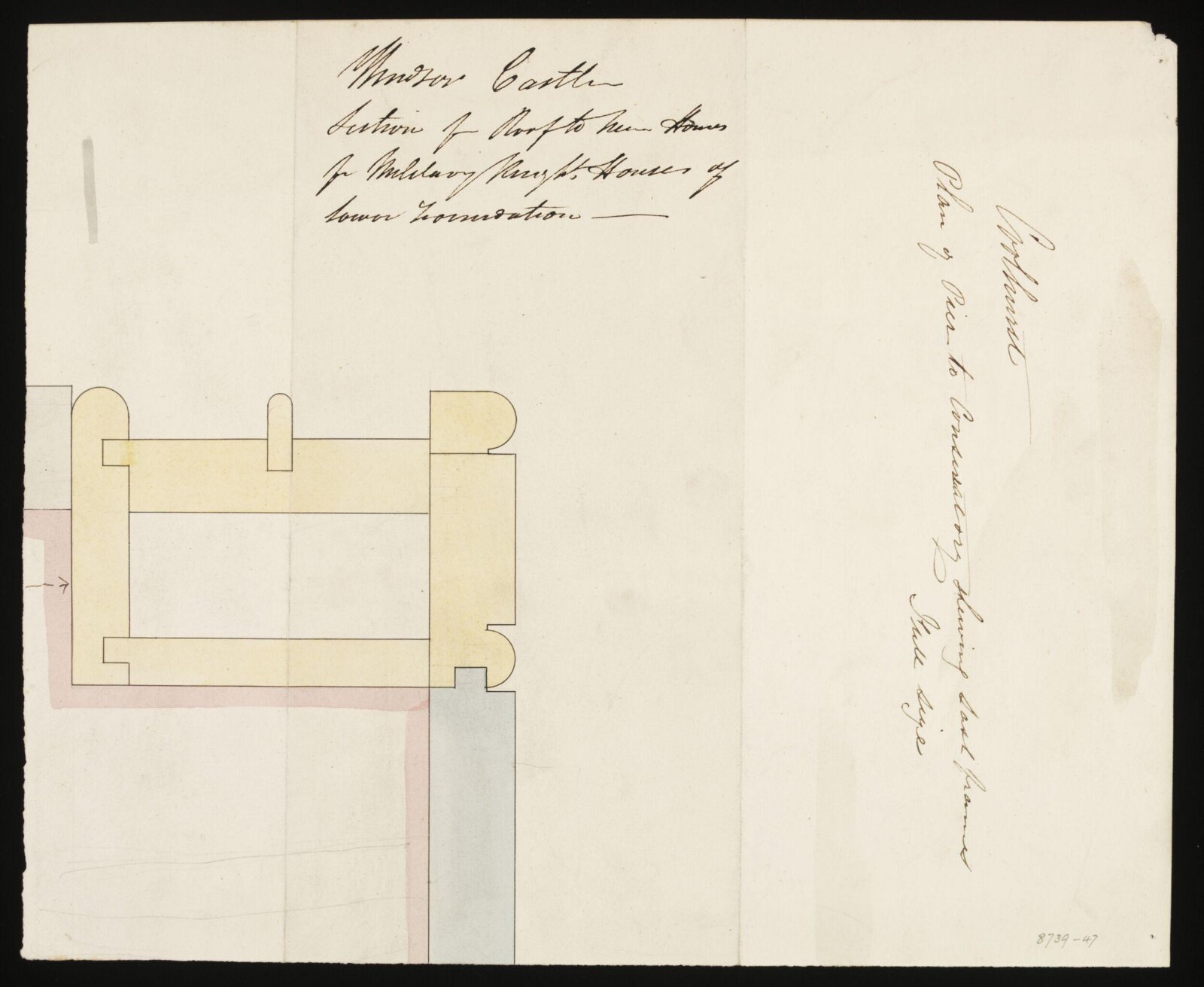 Drawing, Edward Blore, c. 1840s