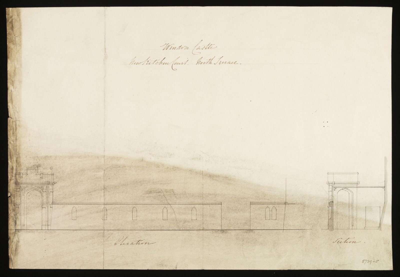Drawing, Edward Blore, c. 1840s