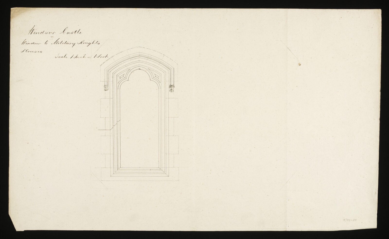 Drawing, Edward Blore, c. 1840s