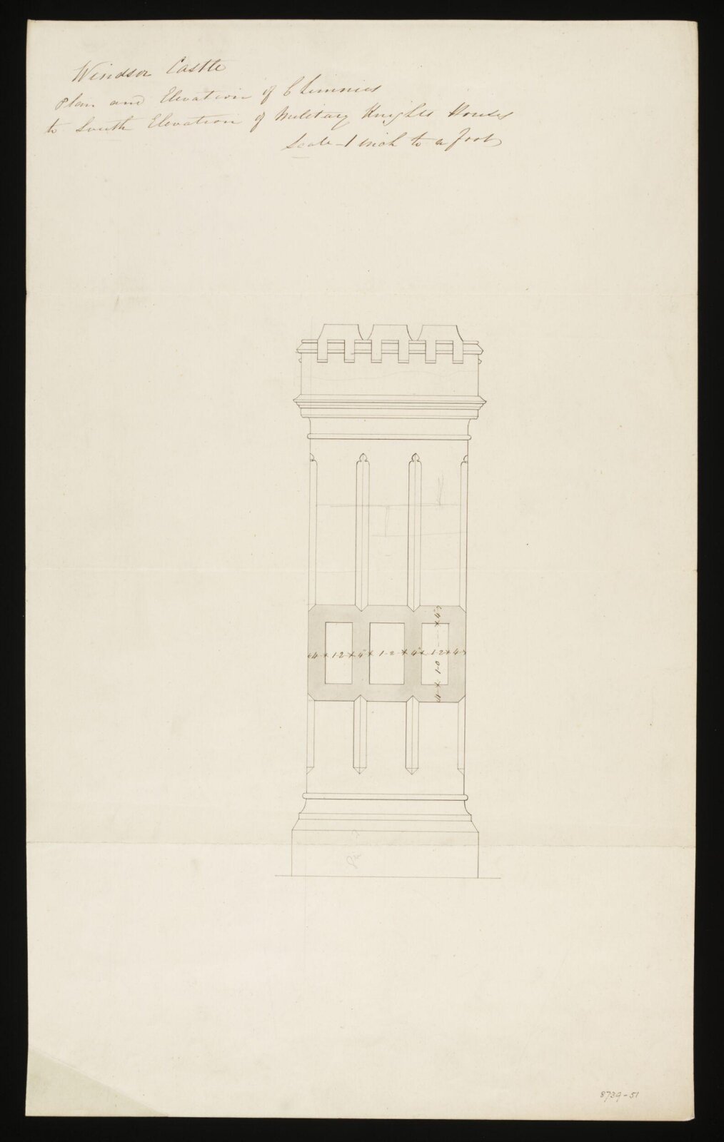 Drawing, Edward Blore, c. 1840s