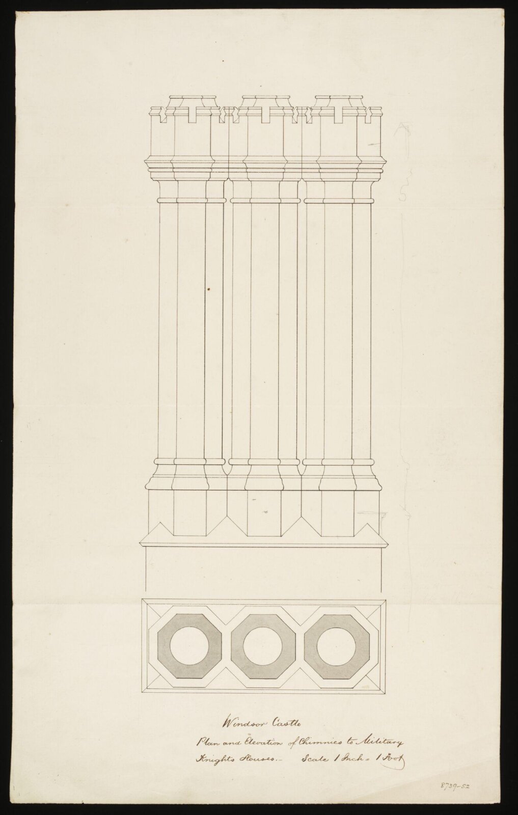 Drawing, Edward Blore, ок. 1840-х