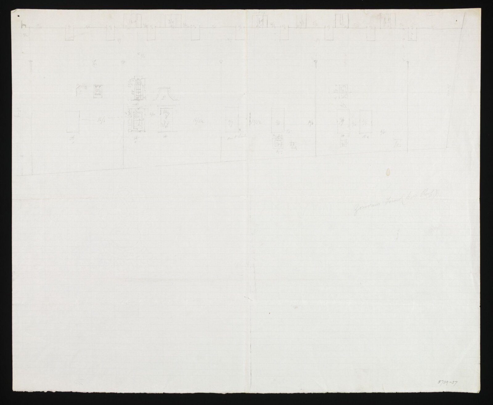 Drawing, Edward Blore, c. 1840s