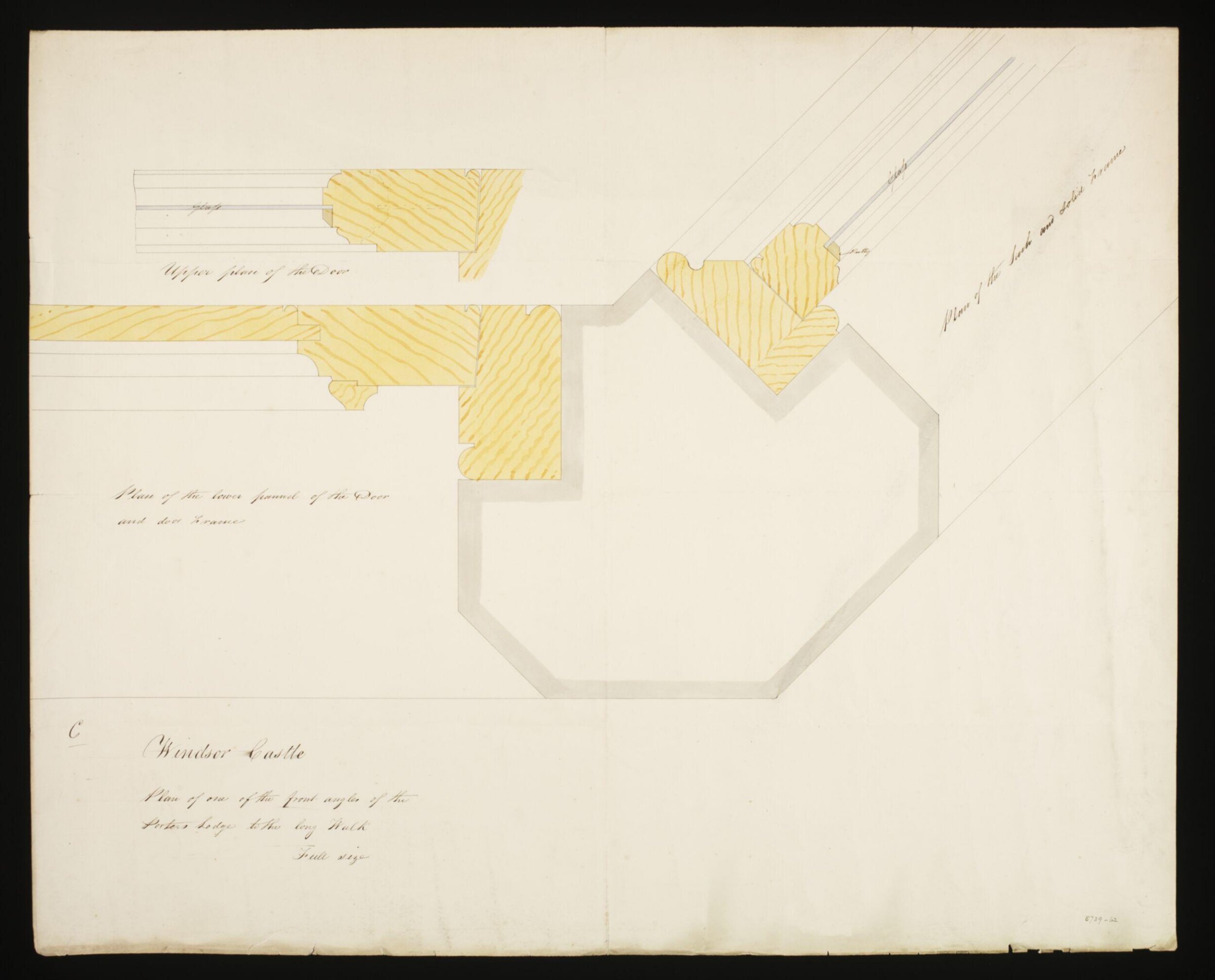 Drawing, Edward Blore, c. 1840s