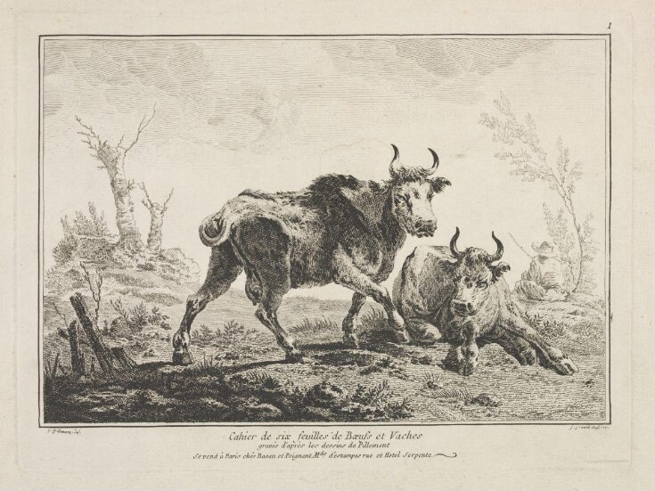 Cahier de six feuilles de Boeufs et Vaches top image