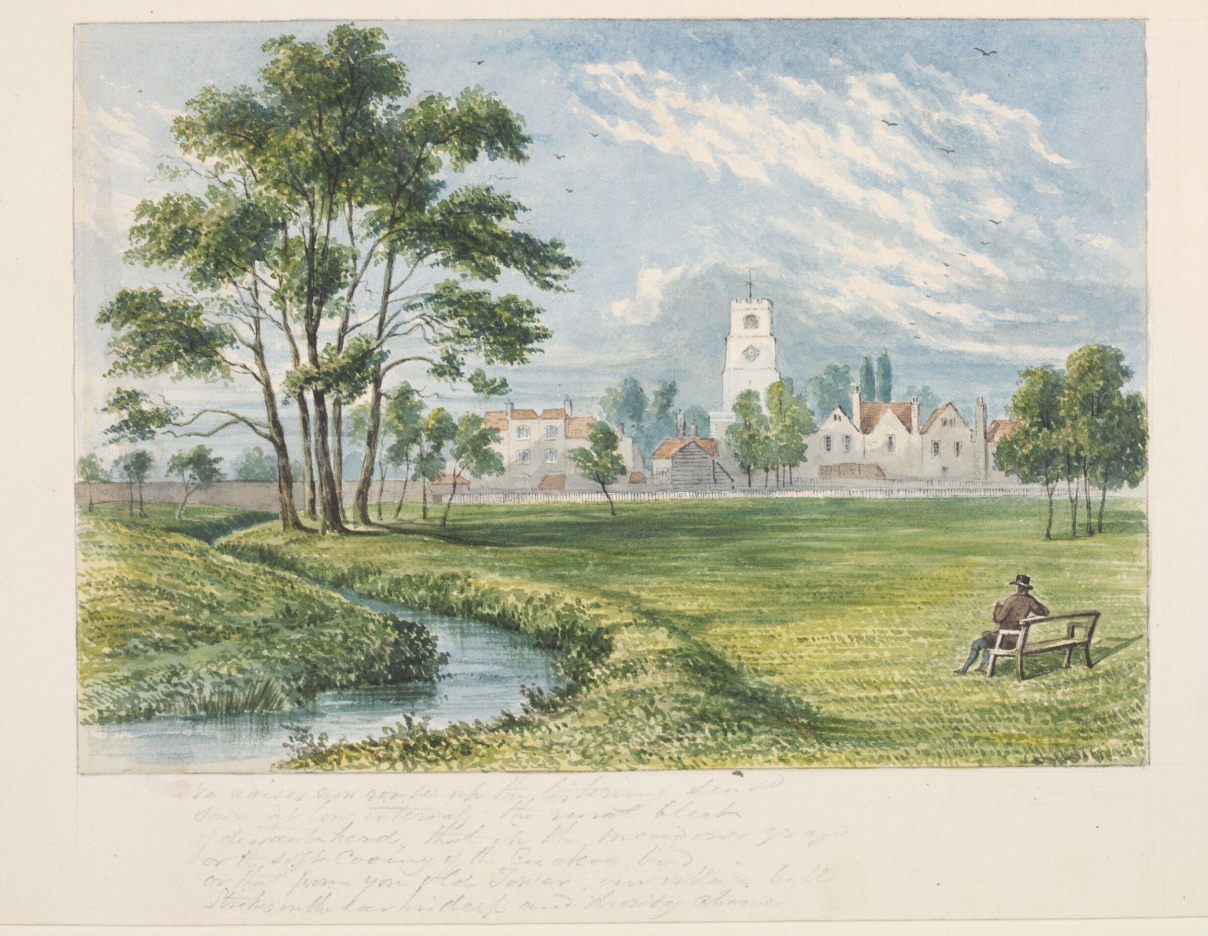 Watercolour, C. H. Matthews, 1856