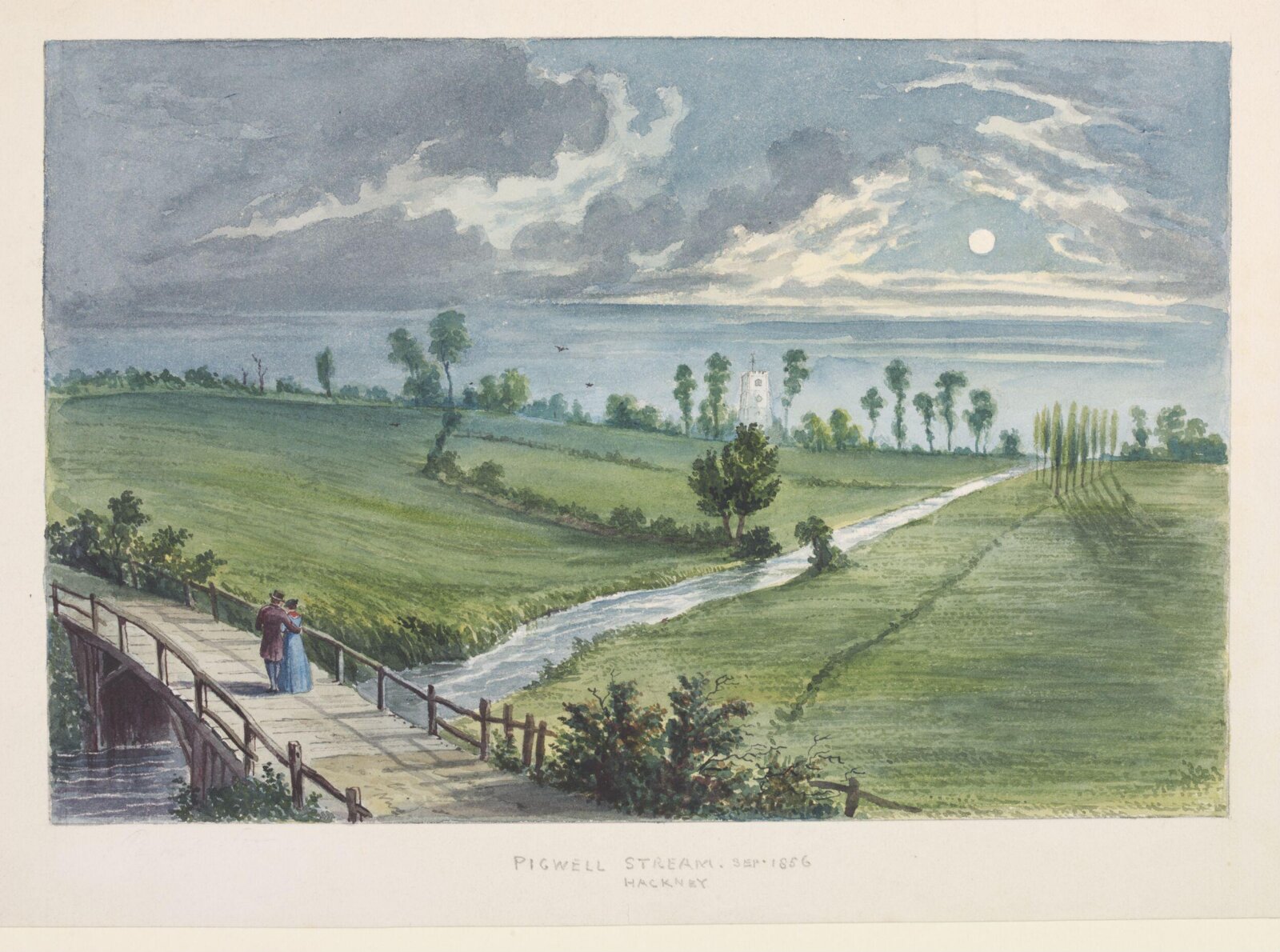 Watercolour, C. H. Matthews, 1856