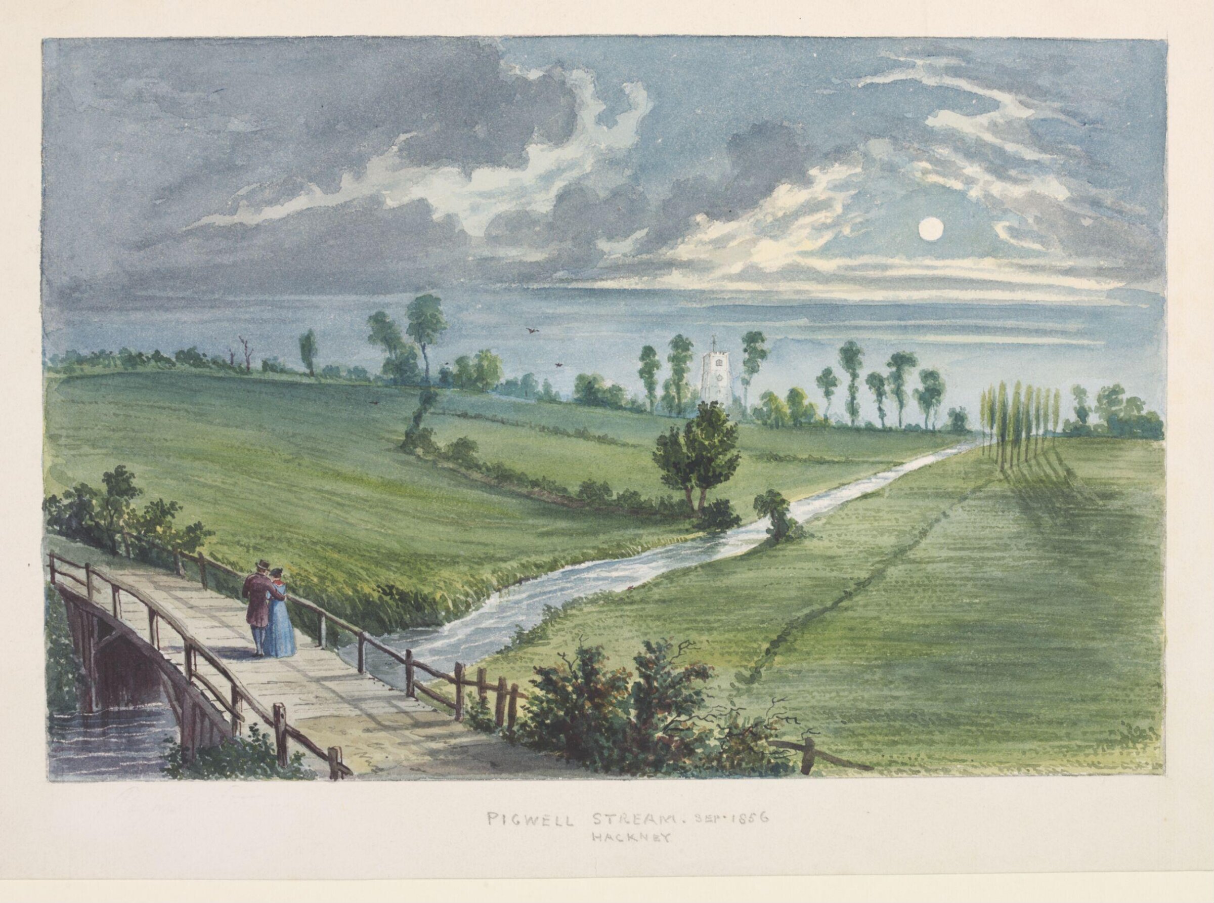 Watercolour, C. H. Matthews, 1856