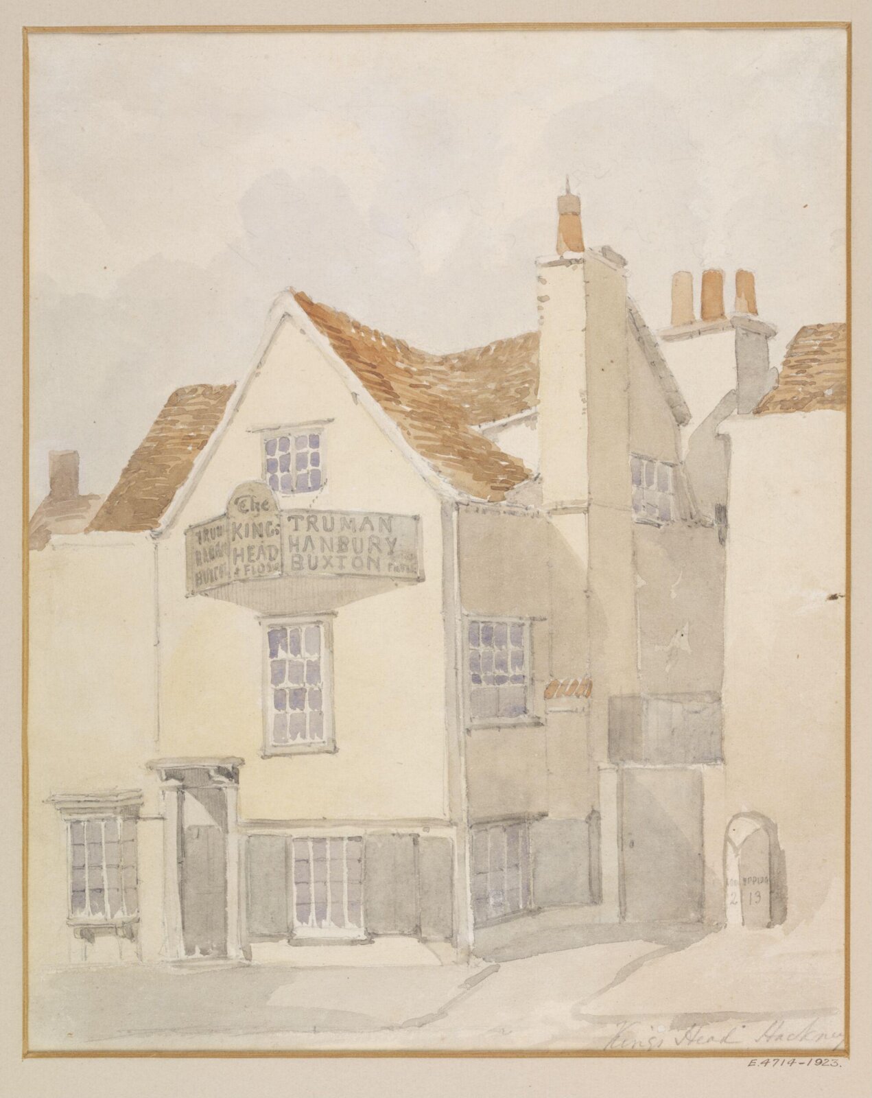 The King's Head, Hackney, J. T. Wilson, ca. 1830