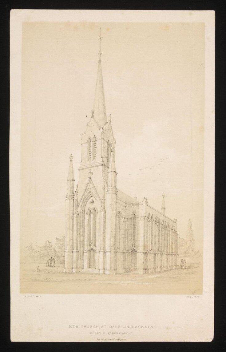 New Church at Dalston, Hackney: Henry Duesbury Archt image