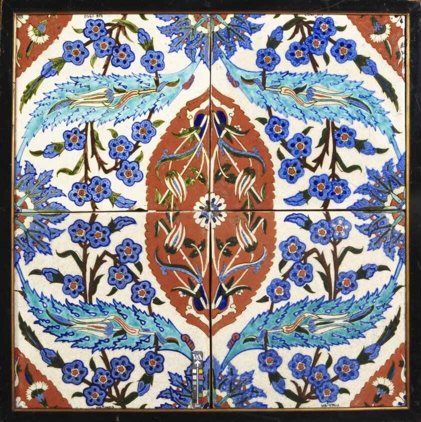 Tile panel (ca. 1900) by Peter van Straaten