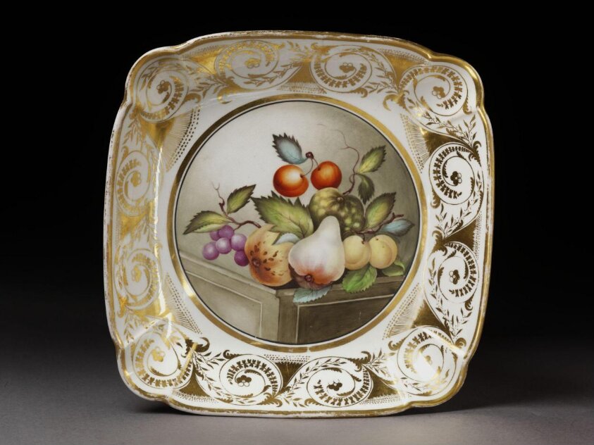 Fruit dish (first half of 19th century) by Theodore Clement Steele