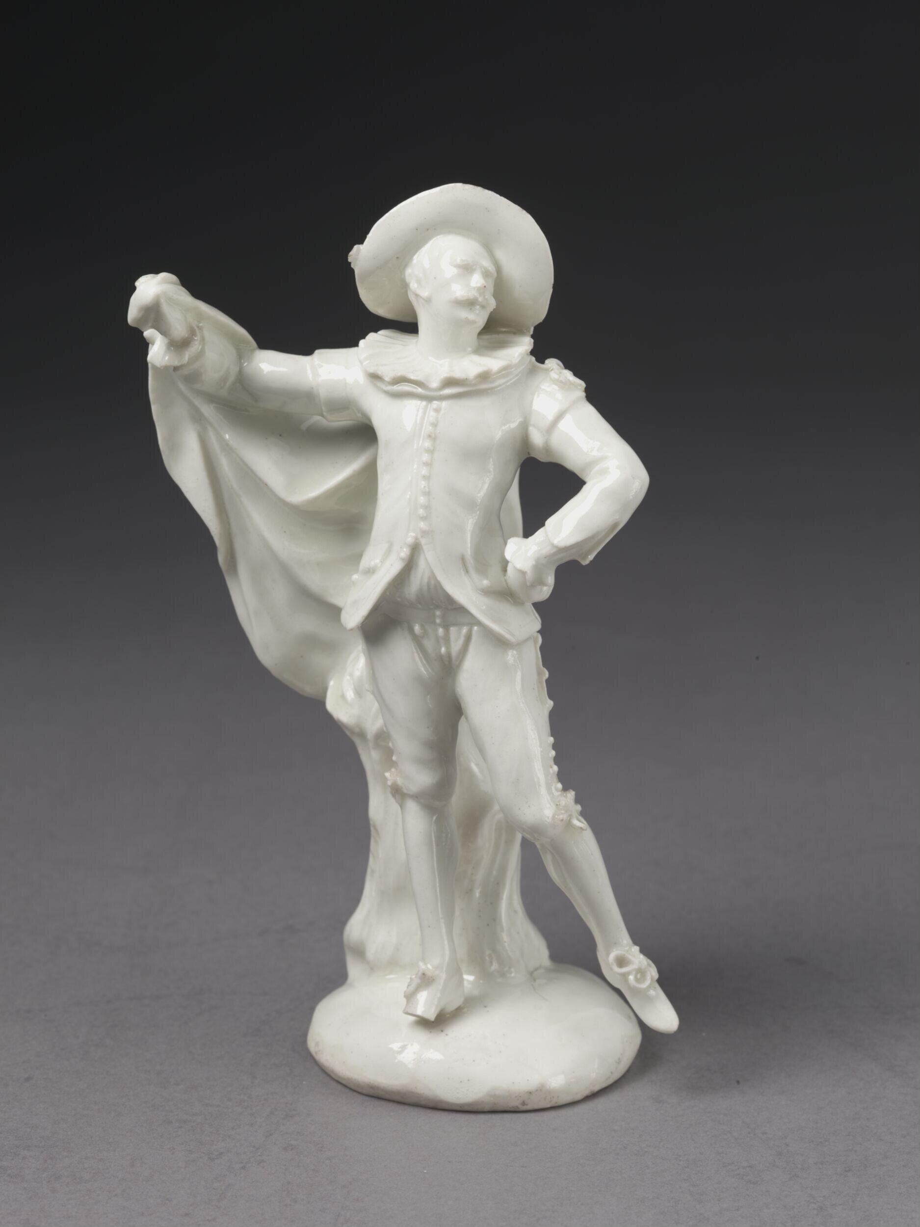 Dancing masquerader by Derby porcelain factory