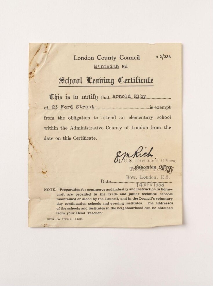 School Leaving Certificate top image