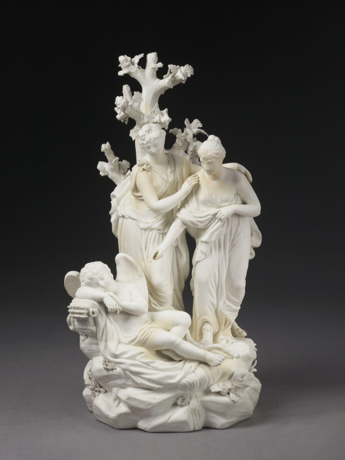 Two virgins awaking Cupid, Joseph Hill, 1778-1790