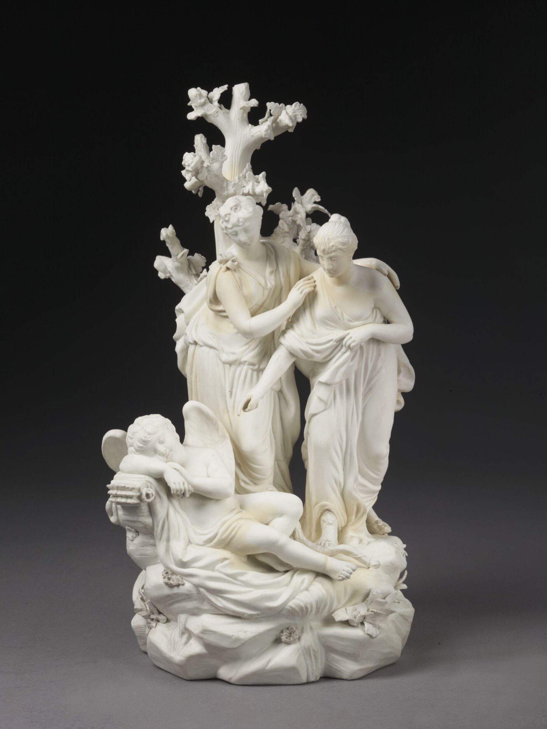 Two virgins awaking Cupid, Joseph Hill, 1778-1790