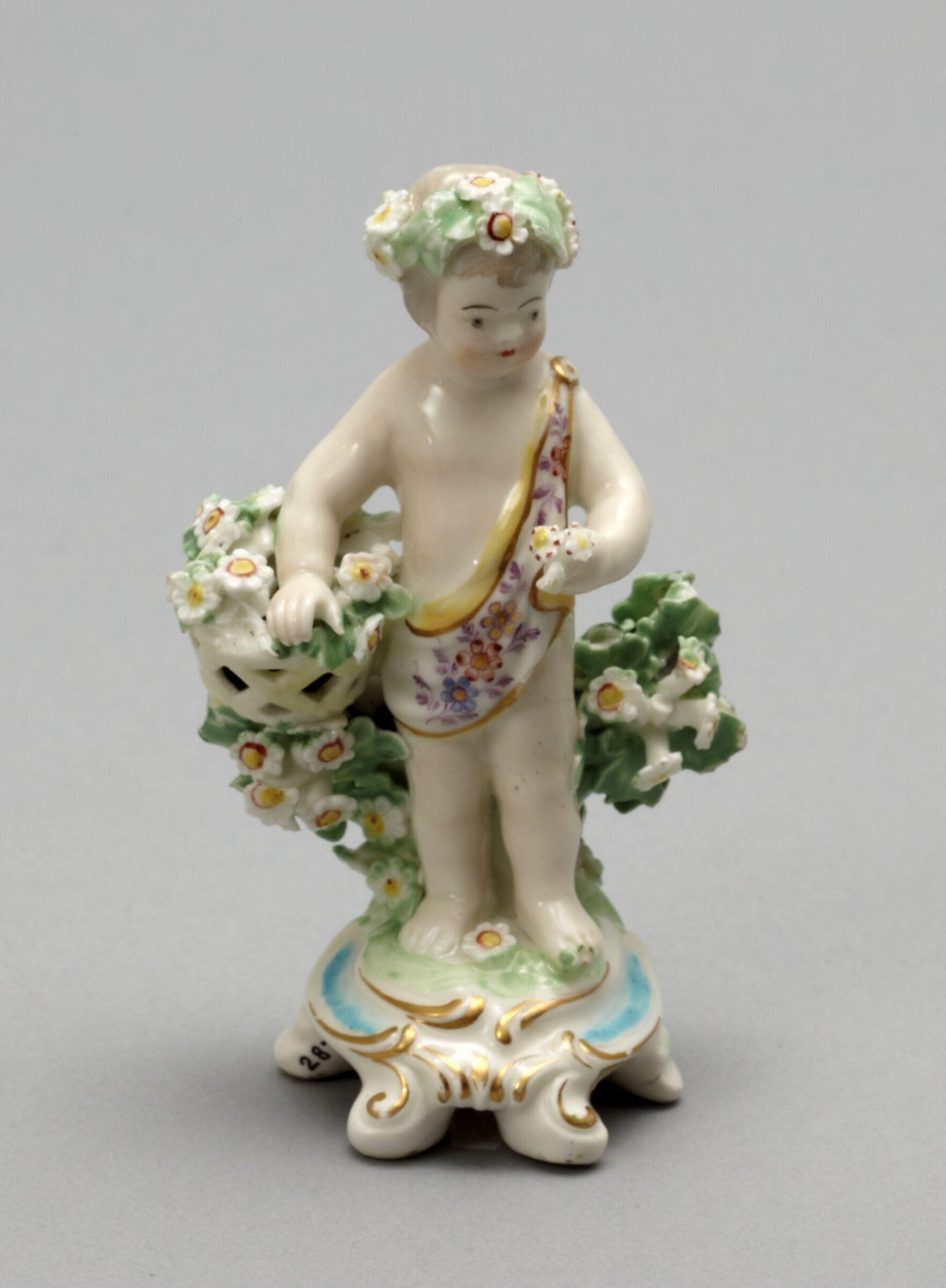 Baby with basket, William Duesbury & Co., ca. 1785